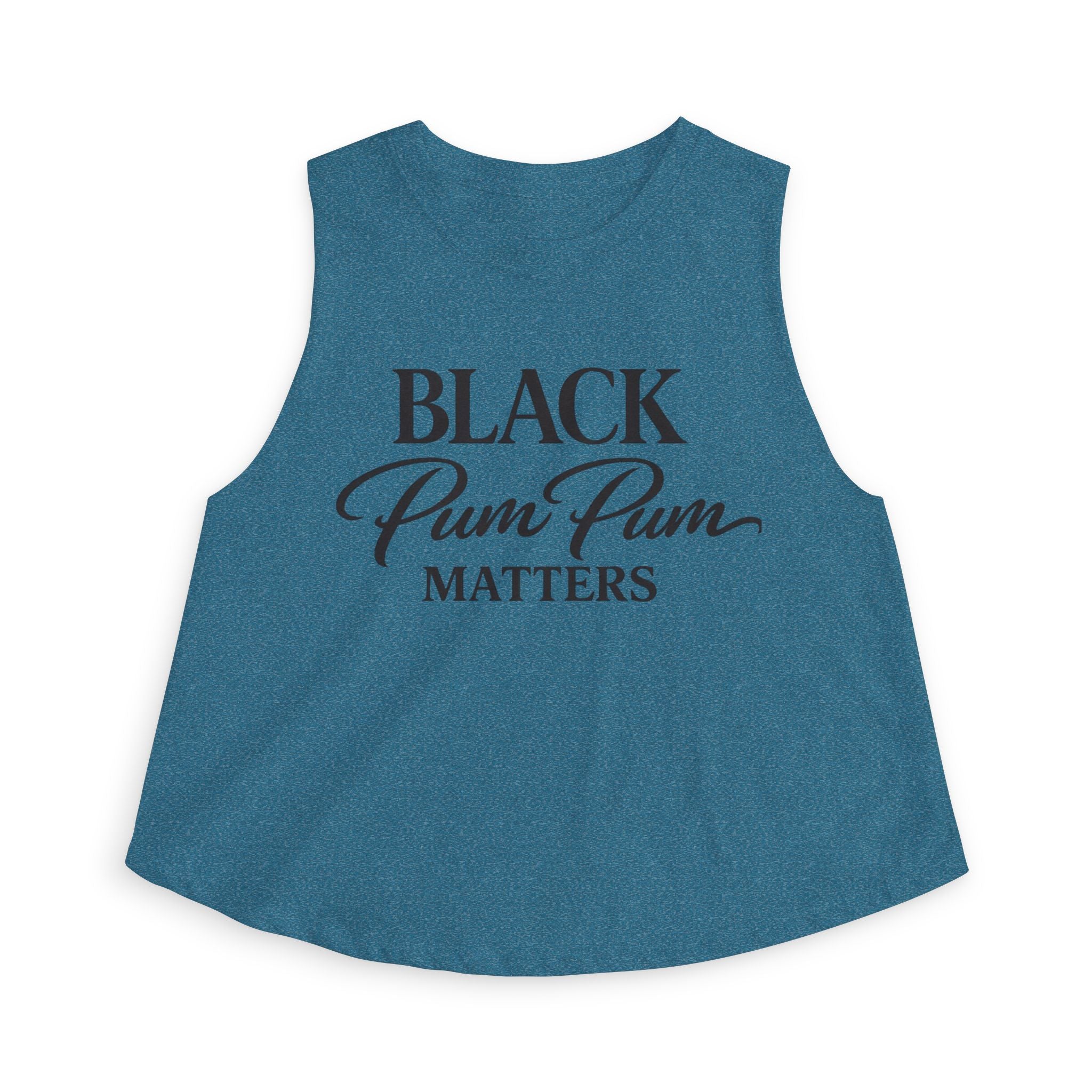 House of H/N Black Pum Pum Matters Crop Top