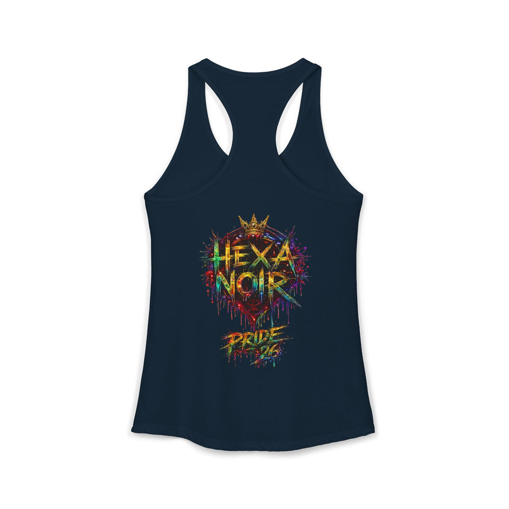 Kiss More Trans Girls Racerback Tank | Hexa Noir Pride '26 Collection