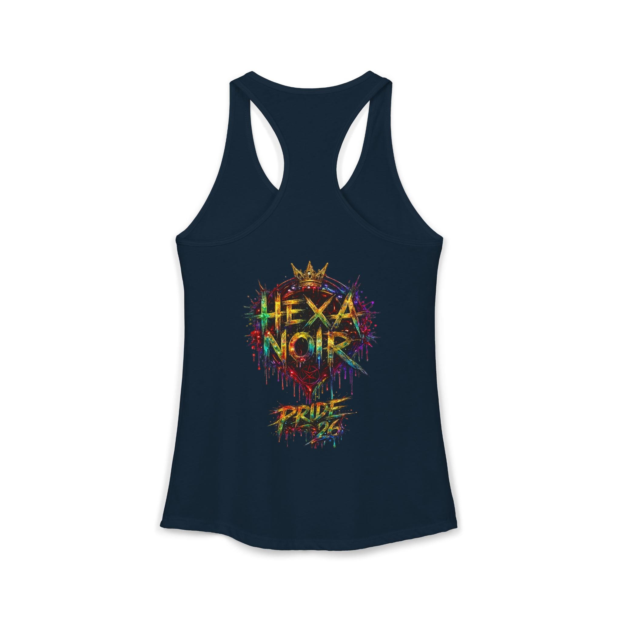 Kiss More Trans Girls Racerback Tank | Hexa Noir Pride '26 Collection