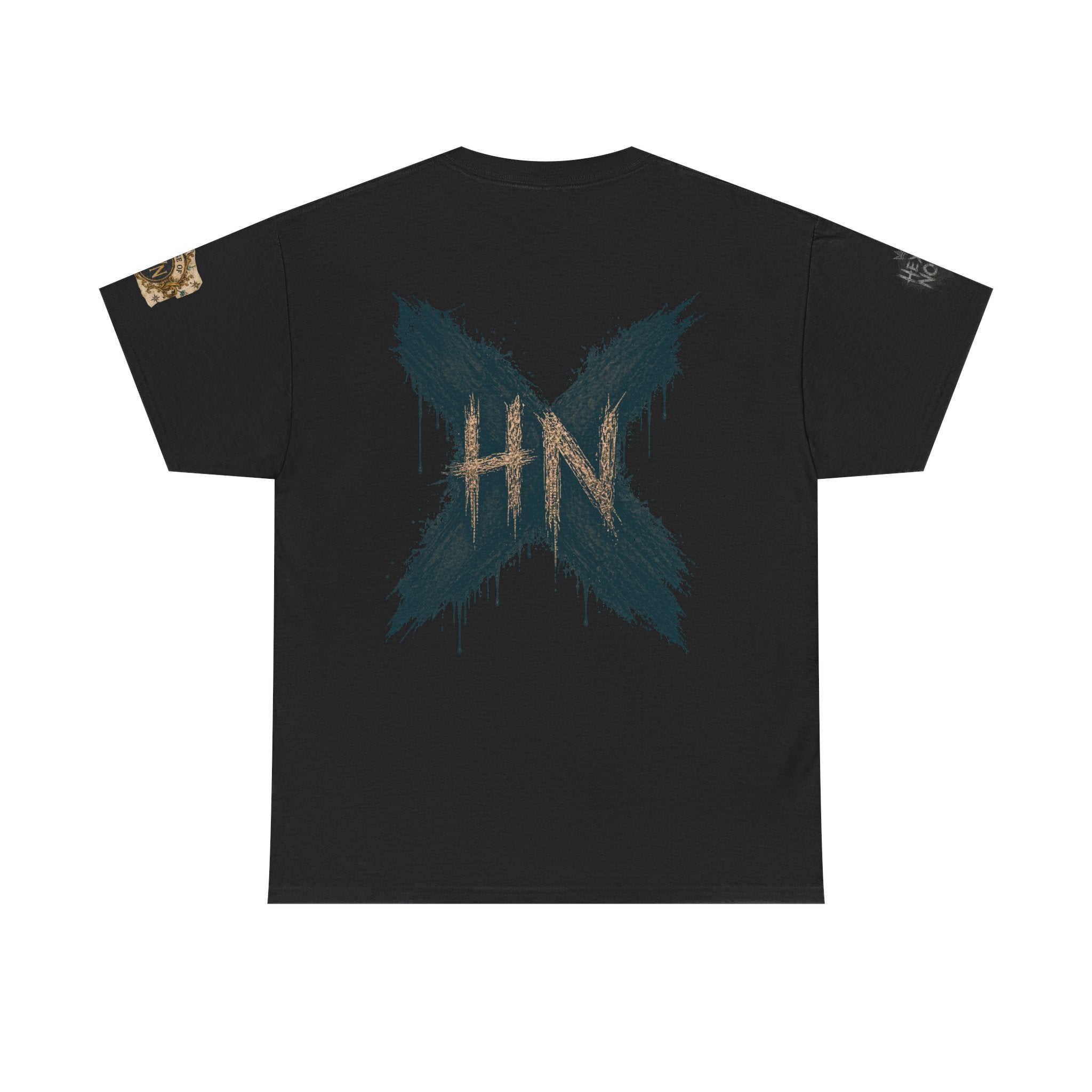 Thick & Thriving Graphic Tee — Bold Gothic Lettering with Distressed X Back