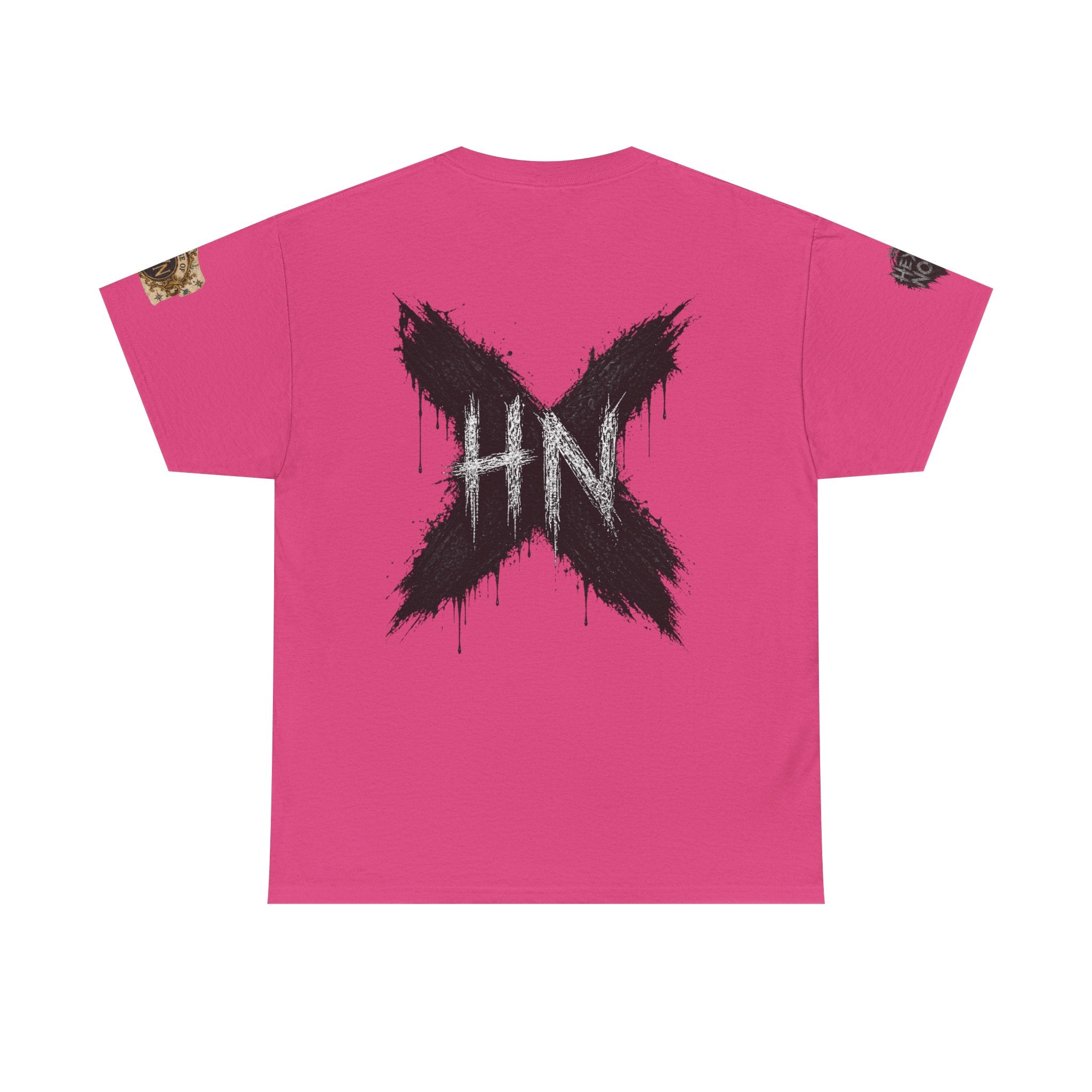 Thick & Thriving Graphic Tee — Bold Gothic Lettering with Distressed X Back