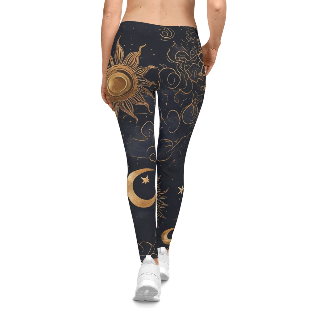 Celestial Print Women's Casual Leggings