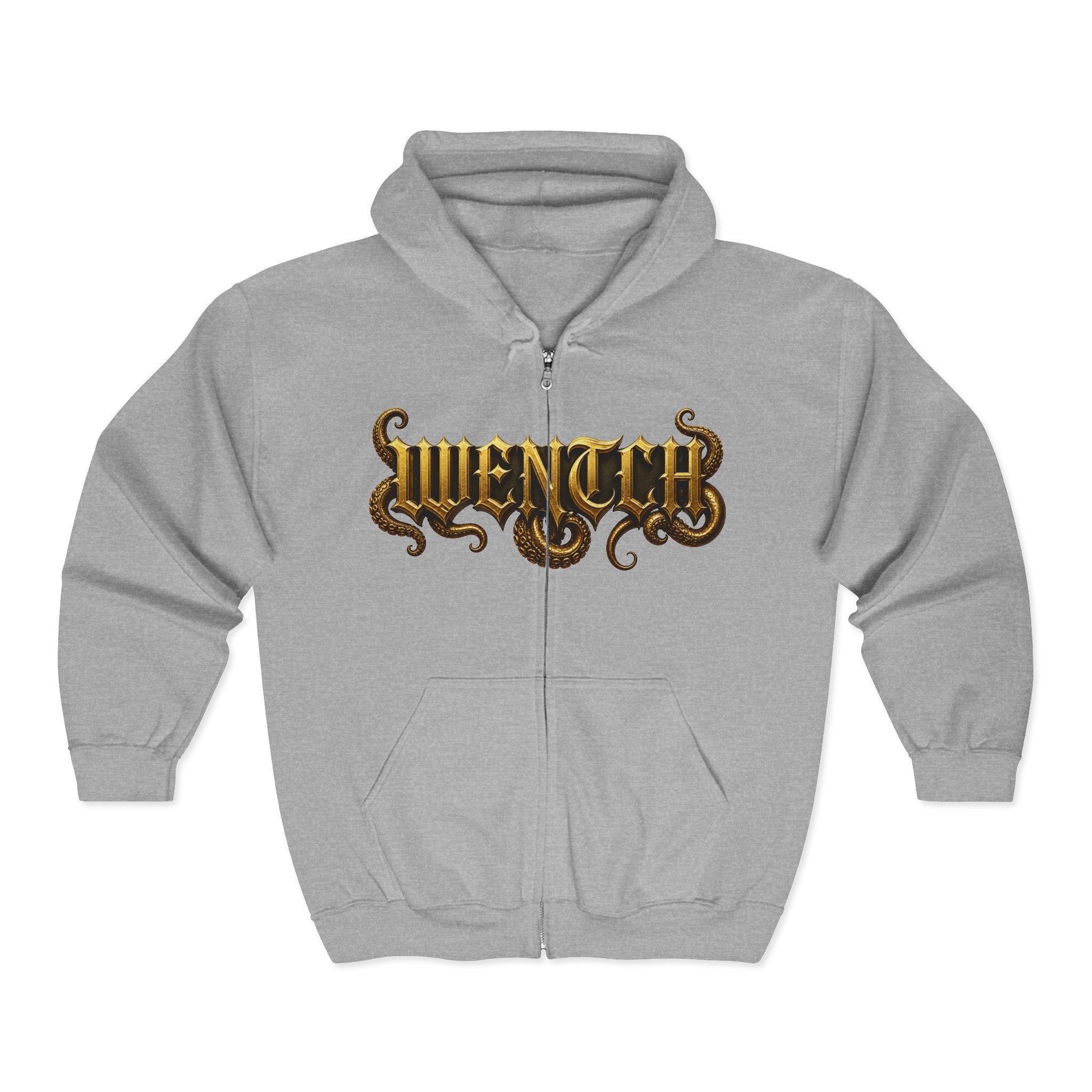 Wentch Gothic Gold Script with Hexa Noir Logo