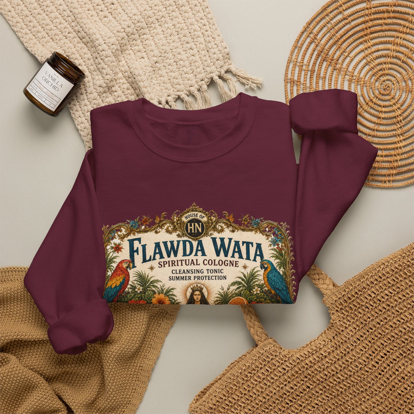 Hexa Noir Flawda Wata Summer Herbal Apothecary  Design