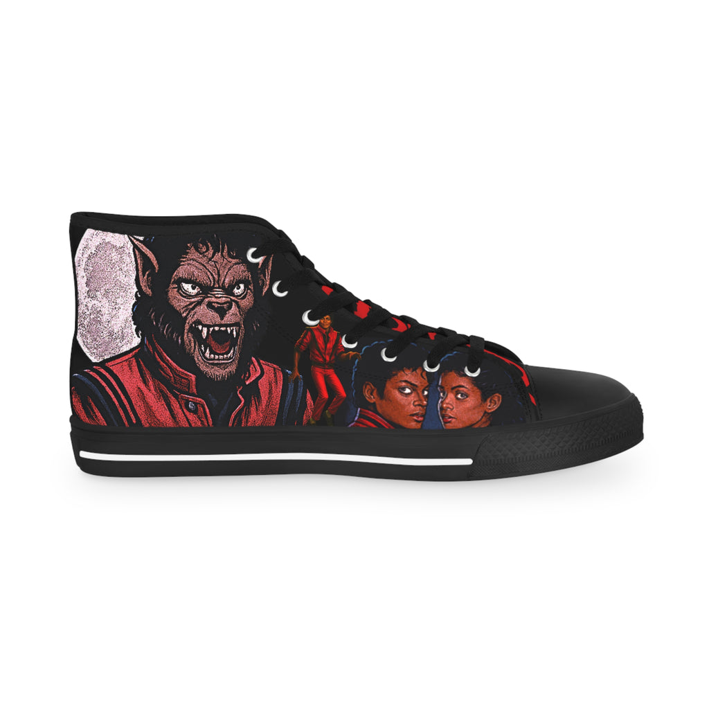 Thriller Inspired High Top Sneakers