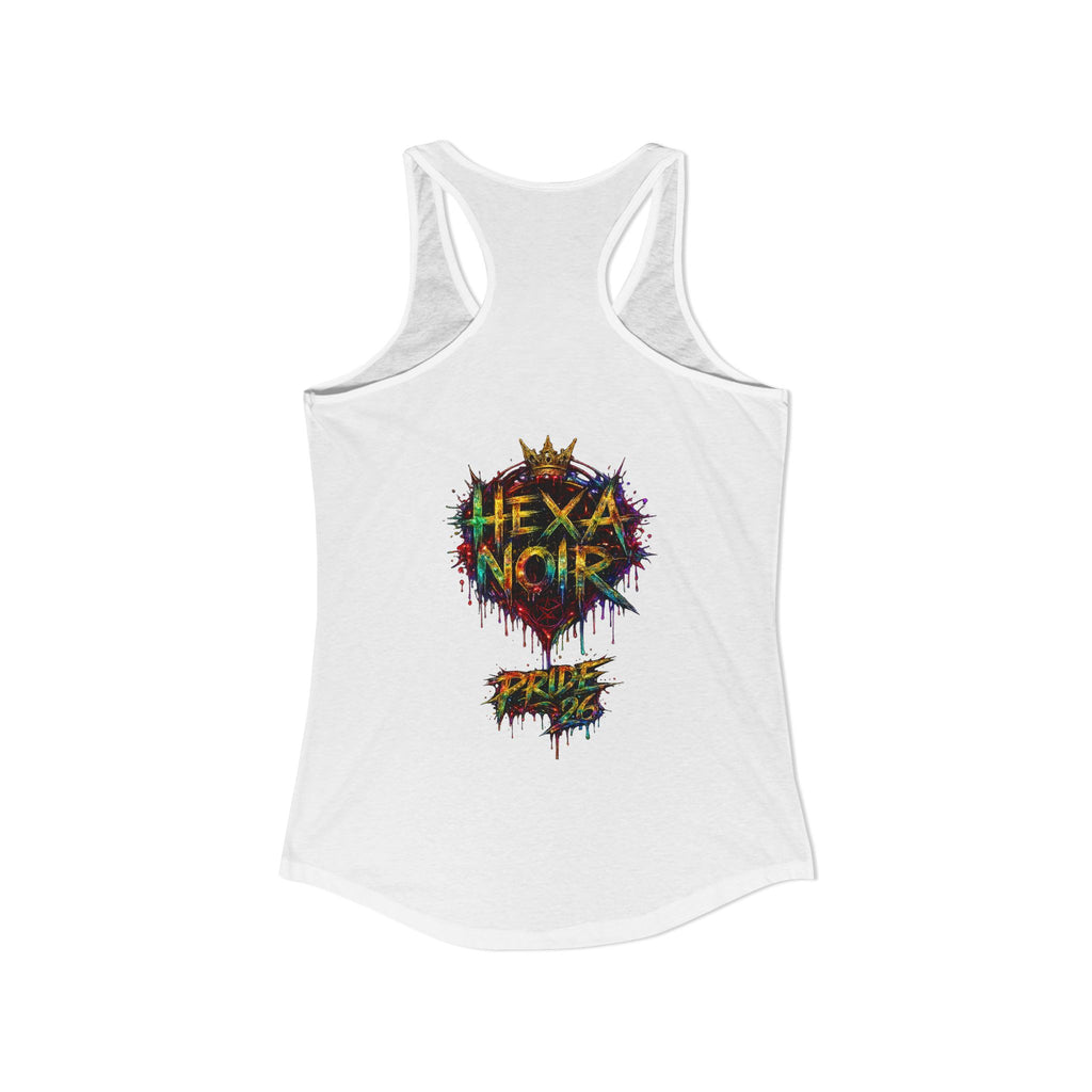 Kiss More Girls Pride Racerback Tank | Hexa Noir Pride '26 Collection