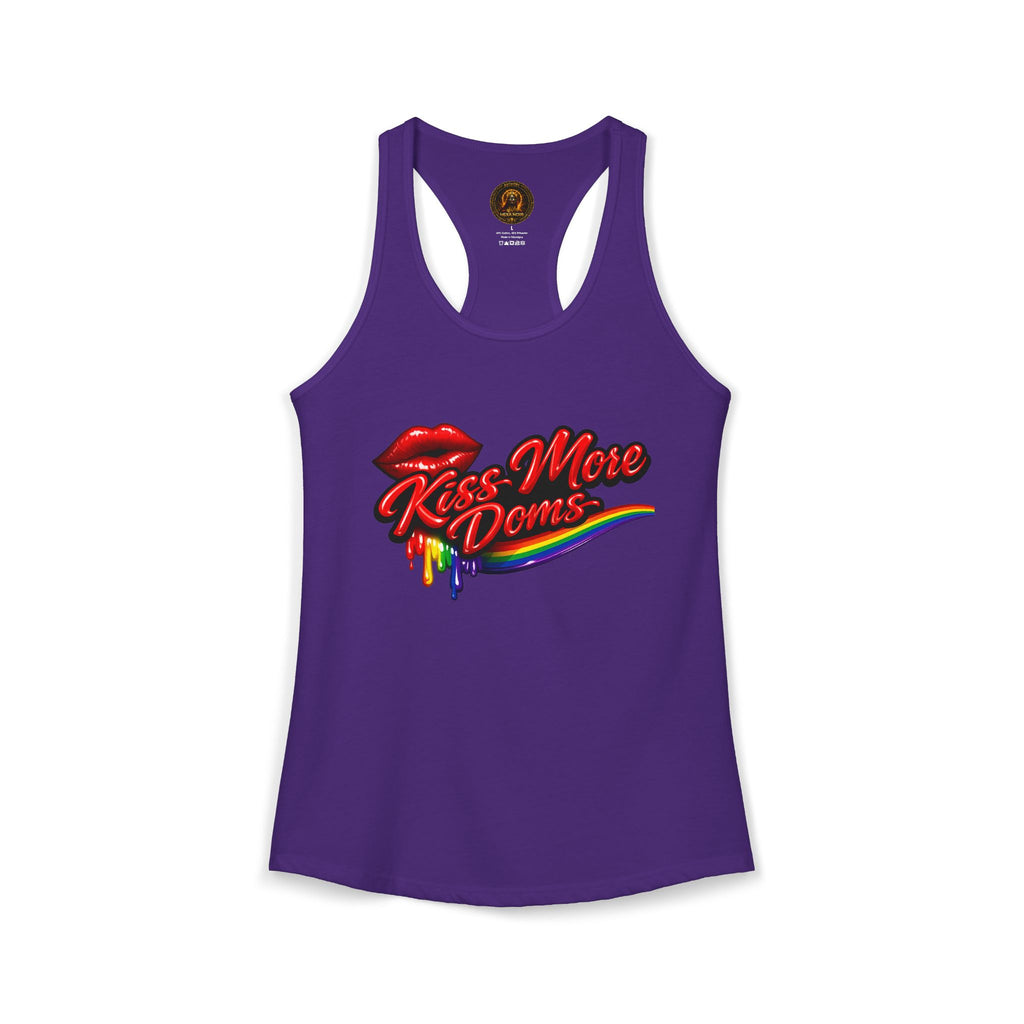 Kiss More Doms Pride Razorback Tank | Hexa Noir Pride '26