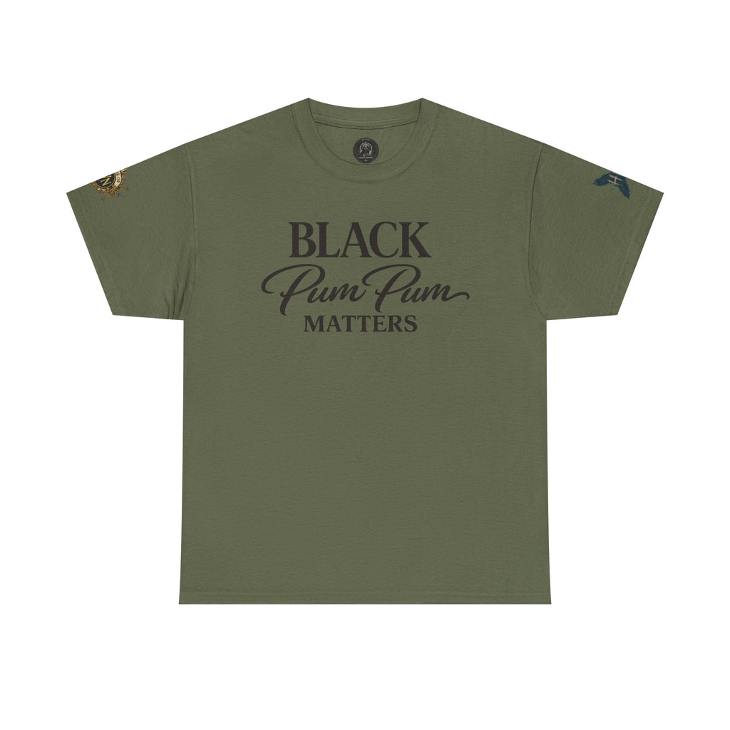 House of H/N Tee BLACK PUM PUM MATTERS