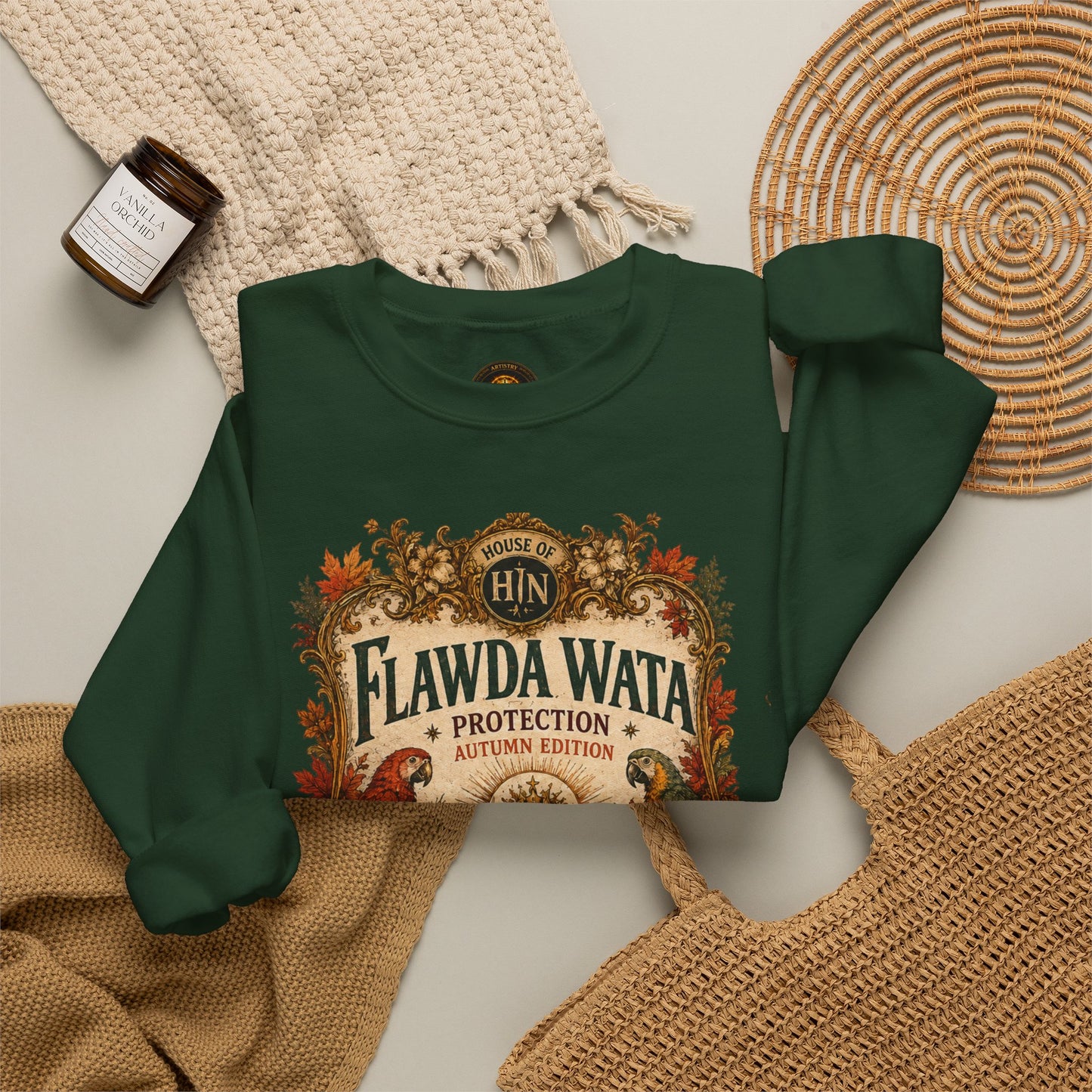 Hexa Noir Flawda Wata Fall Herbal Apothecary  Design
