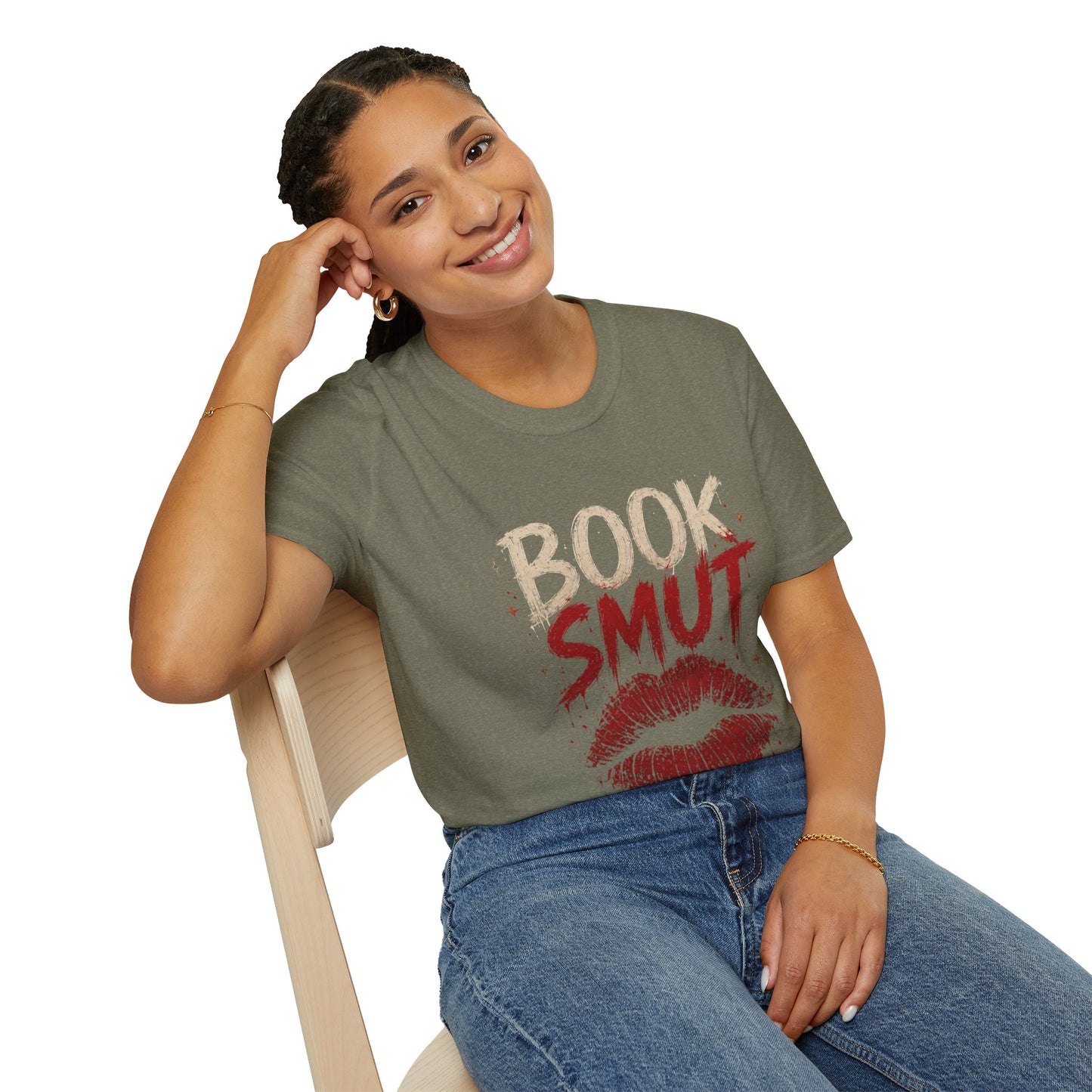 Book Smug  Lettering Tee  – Dark Romance Reader Aesthetic