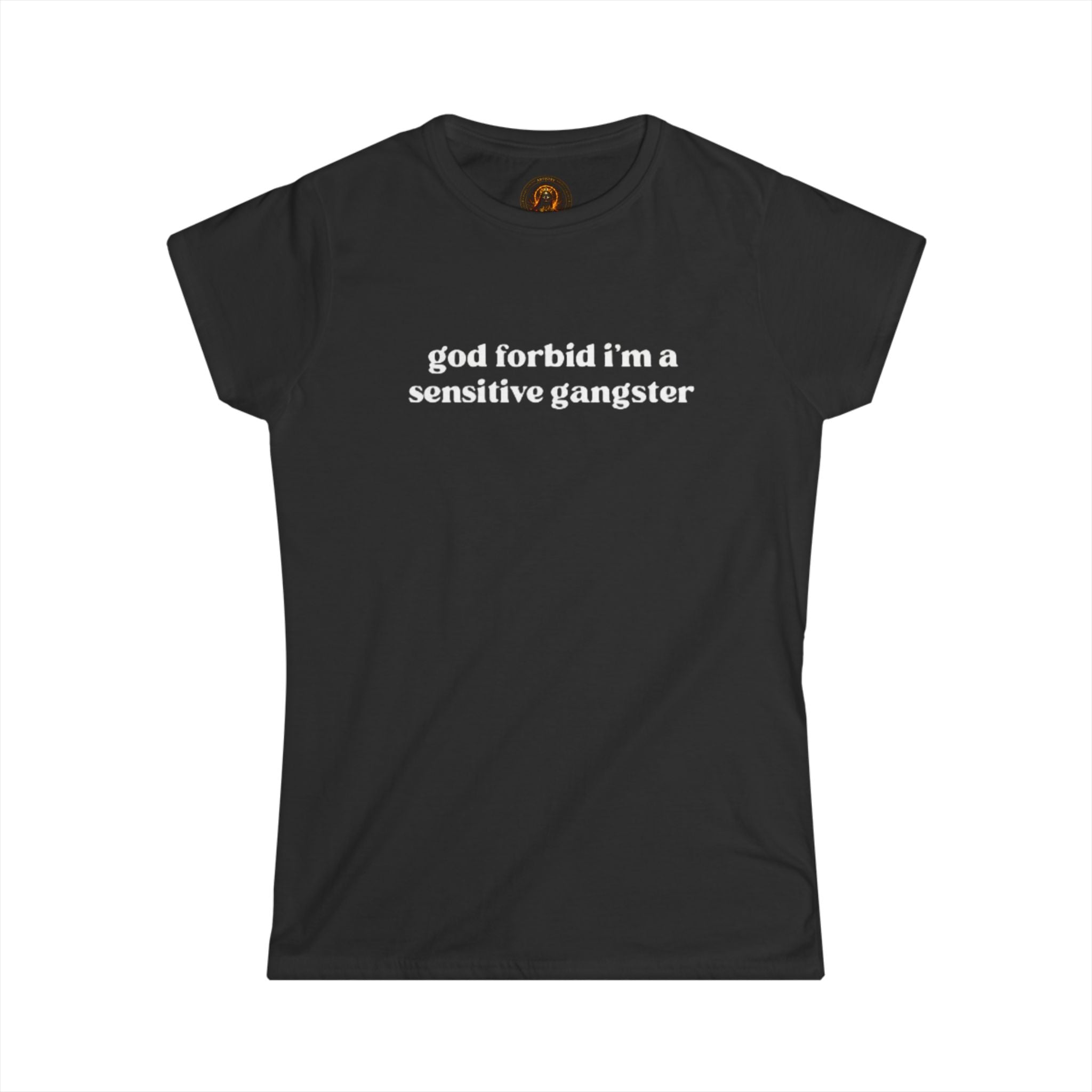 Sensitive Gangster Women's Sarcastic Graphic Tee