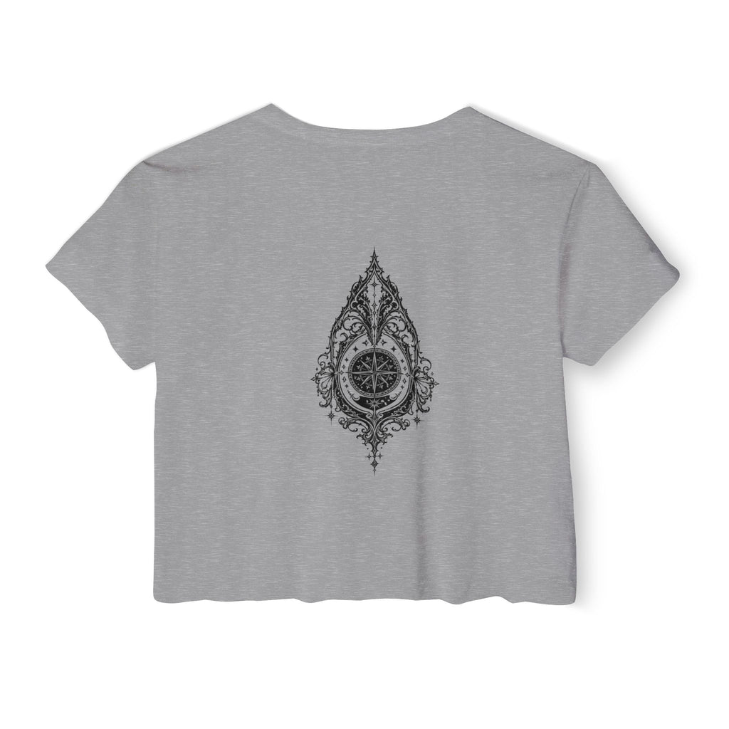 Corporate Dropout Crop Top — Gothic Festival Tee