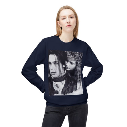 Vampire Romance Fleece Crewneck Sweatshirt, Cozy Sweatshirt, Gothic Fashion