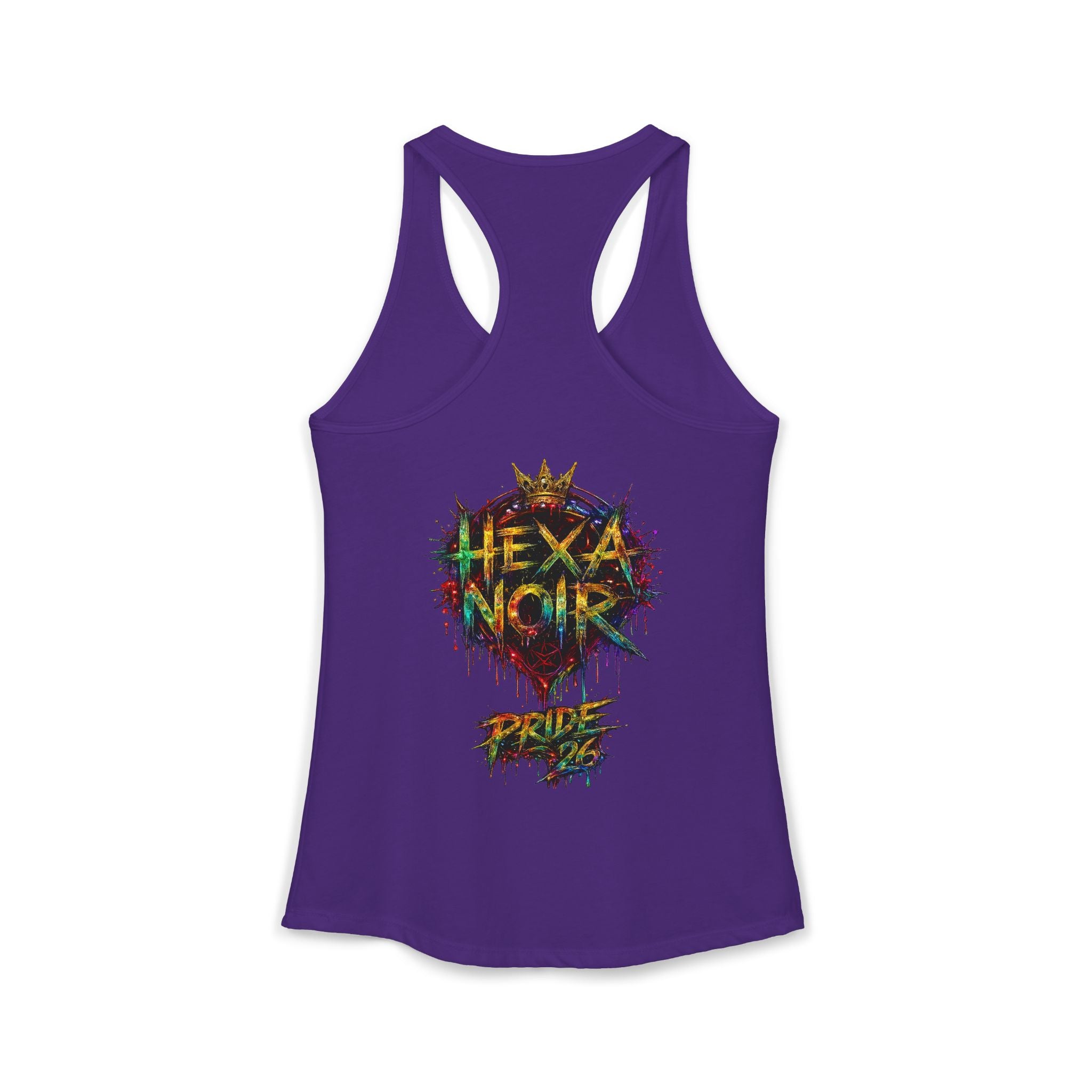 Kiss More Trans Girls Racerback Tank | Hexa Noir Pride '26 Collection