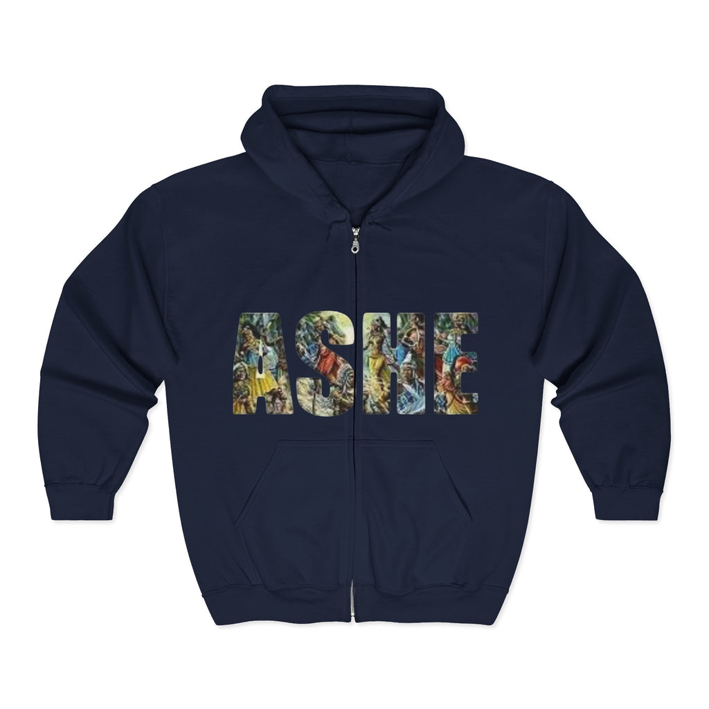 Ashe Graphic Zip Hoodie