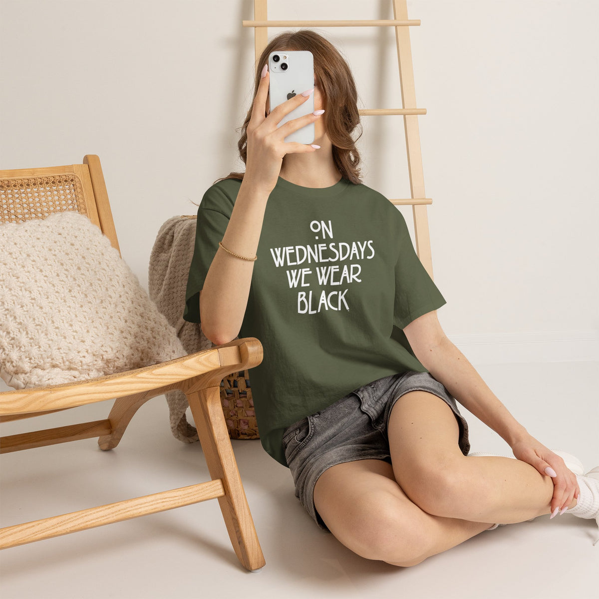 On Wednesdays We Wear Black T‑Shirt
