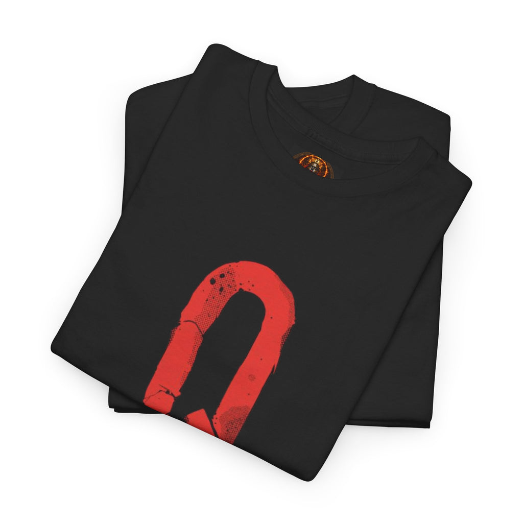 Queen of Hearts Unisex Graphic Tee — Romantic Playing Card Design