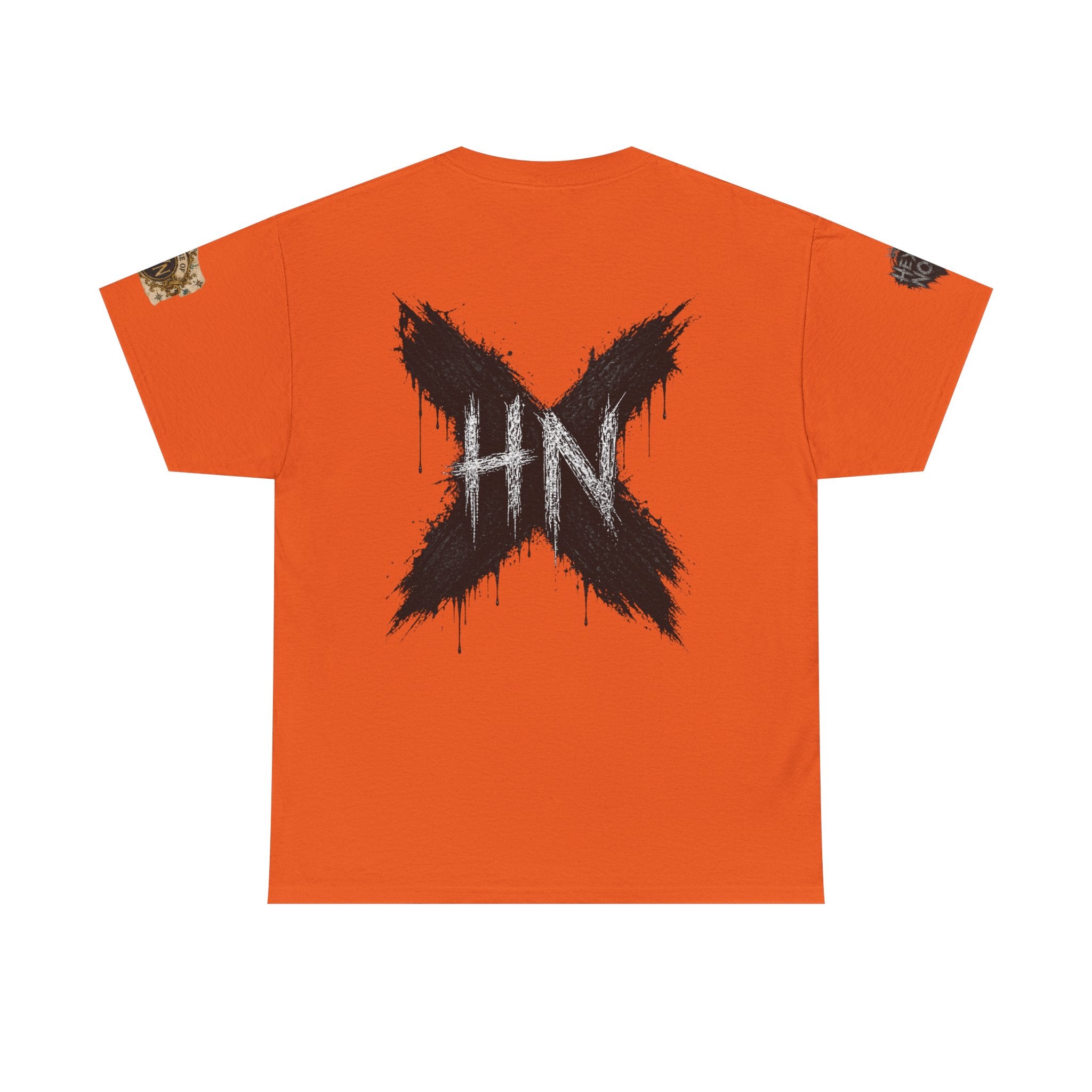 Thick & Thriving Graphic Tee — Bold Gothic Lettering with Distressed X Back