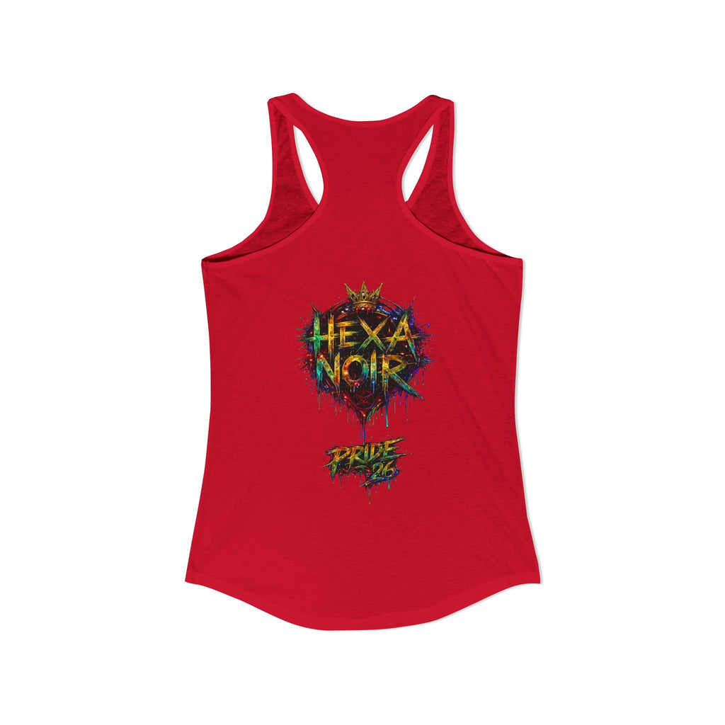 Kiss More Studs Racerback Tank  | Hexa Noir Pride '26