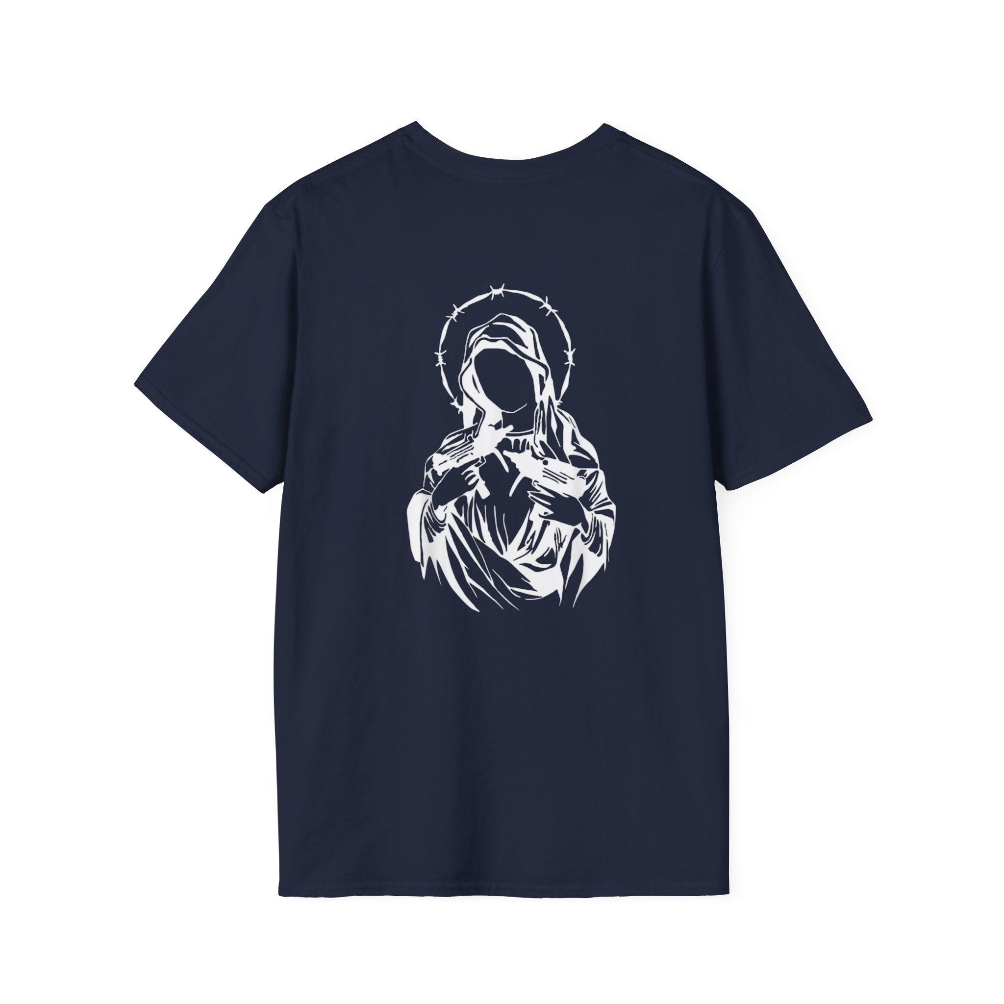 Sacred Mary Outline Minimalist Madonna T-Shirt