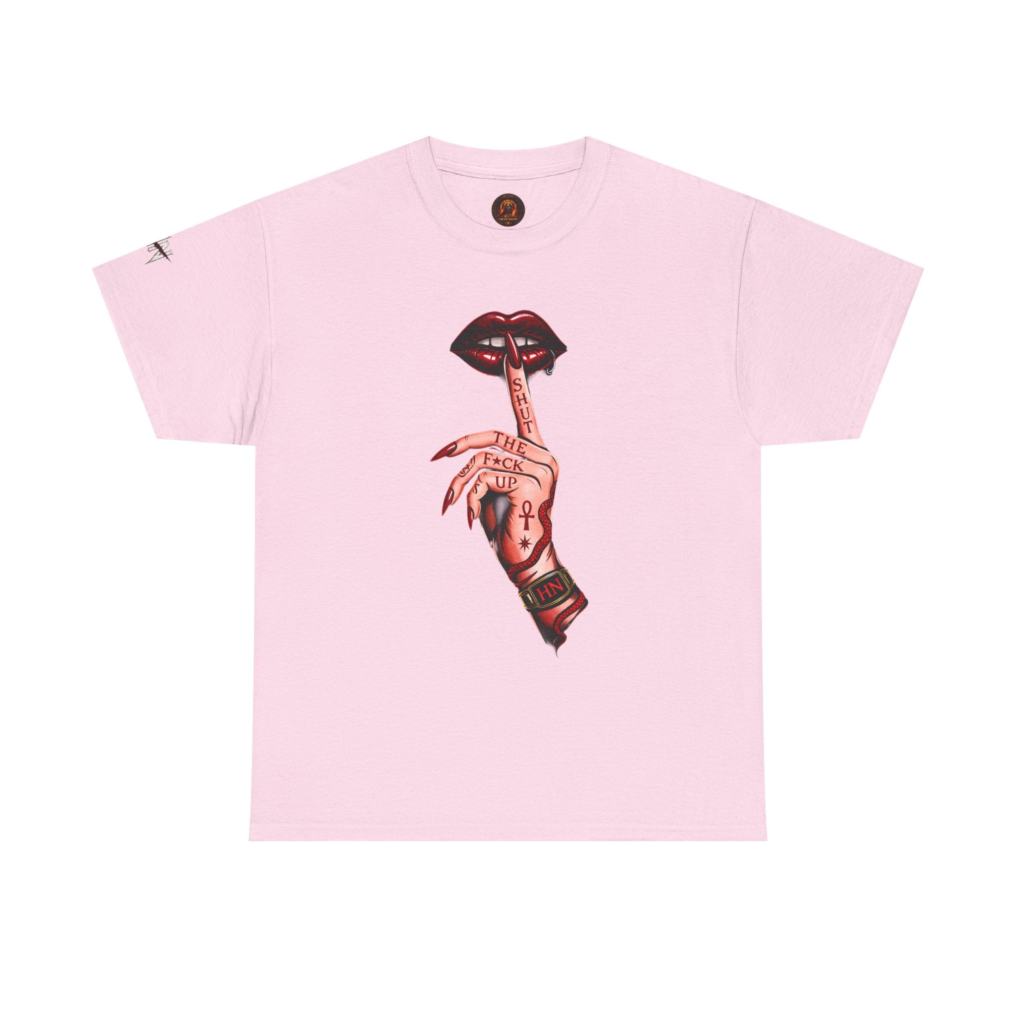SILENCE. Unisex Statement Graphic Tee — Minimalist Dark Aesthetic