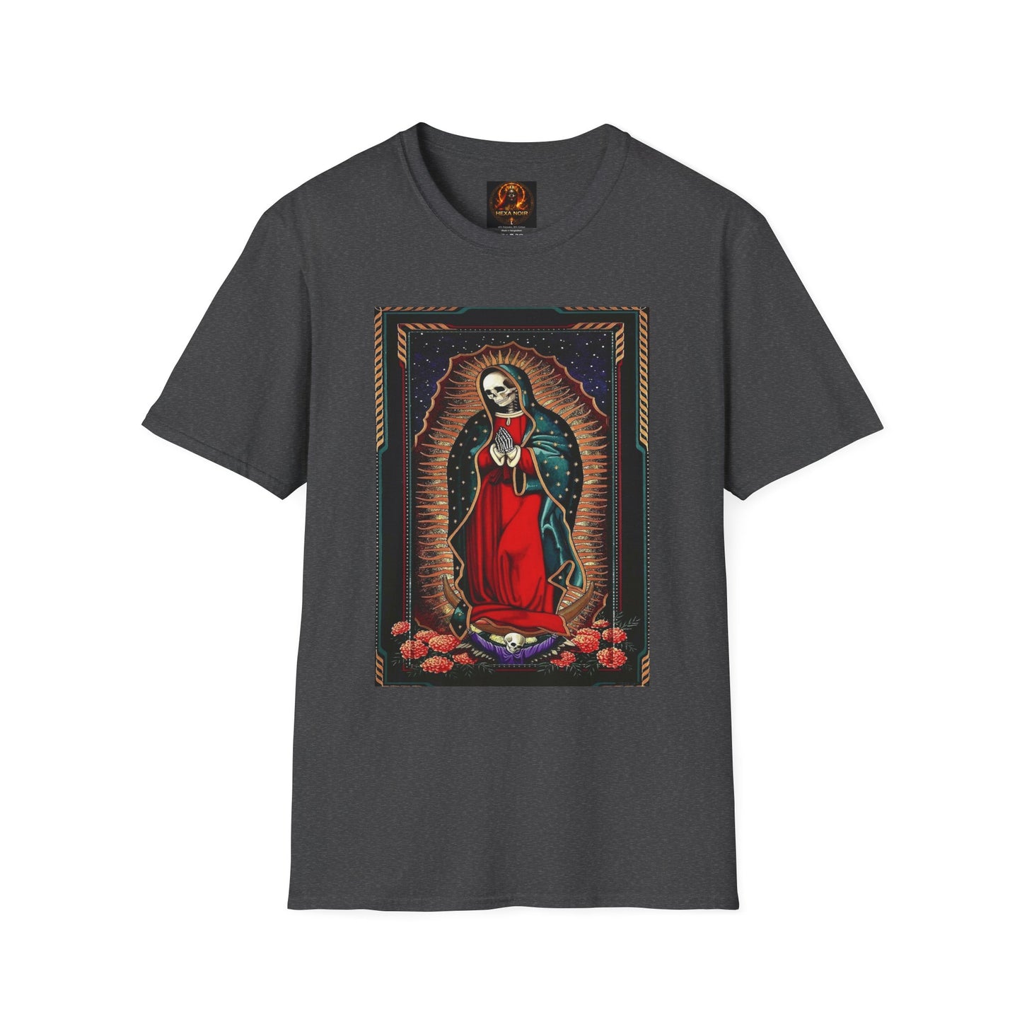 Día de los Muertos Skeleton Virgin T-Shirt, Softstyle Unisex Tee