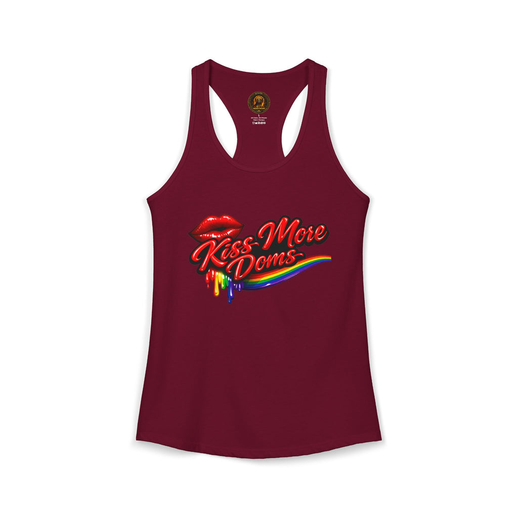 Kiss More Doms Pride Razorback Tank | Hexa Noir Pride '26