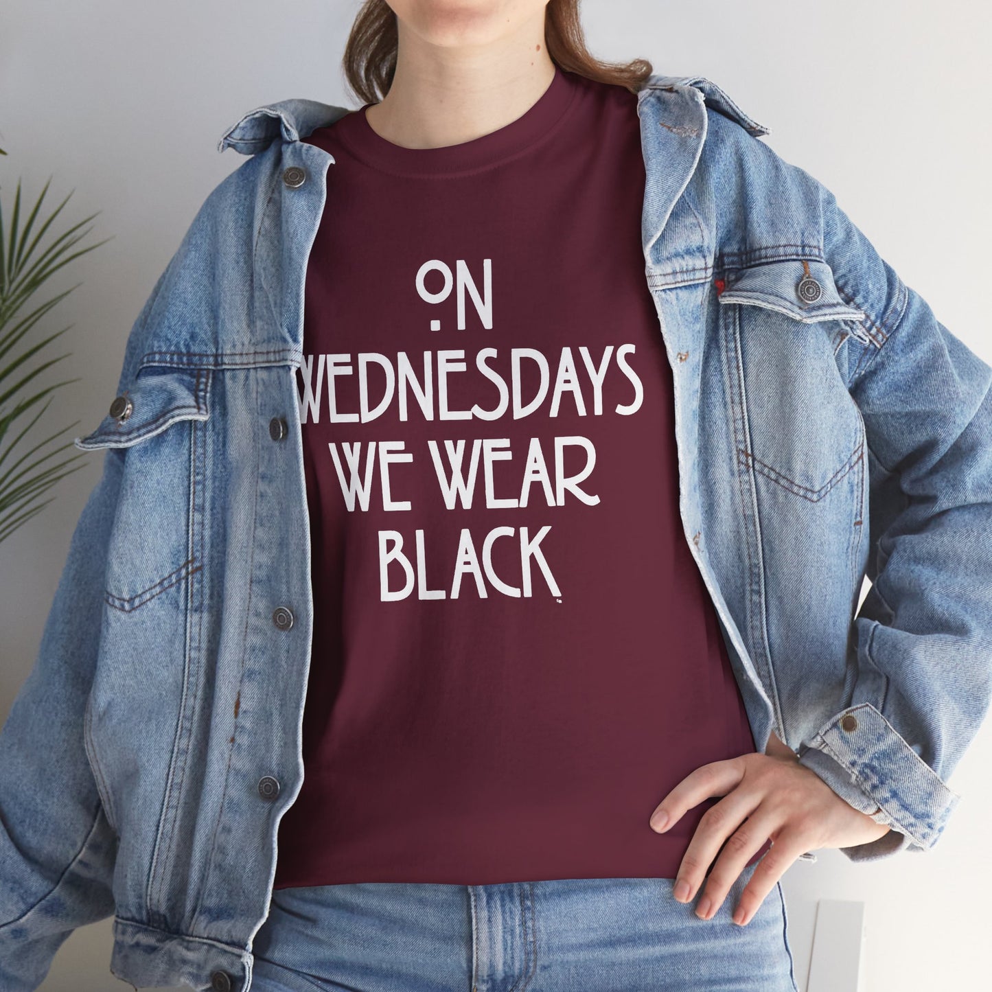 On Wednesdays We Wear Black T‑Shirt