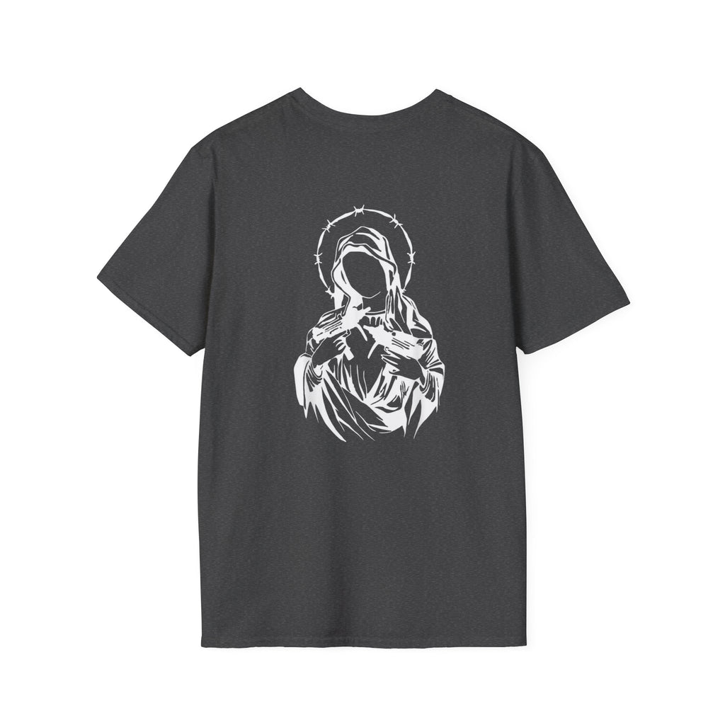 Sacred Mary Outline Minimalist Madonna T-Shirt