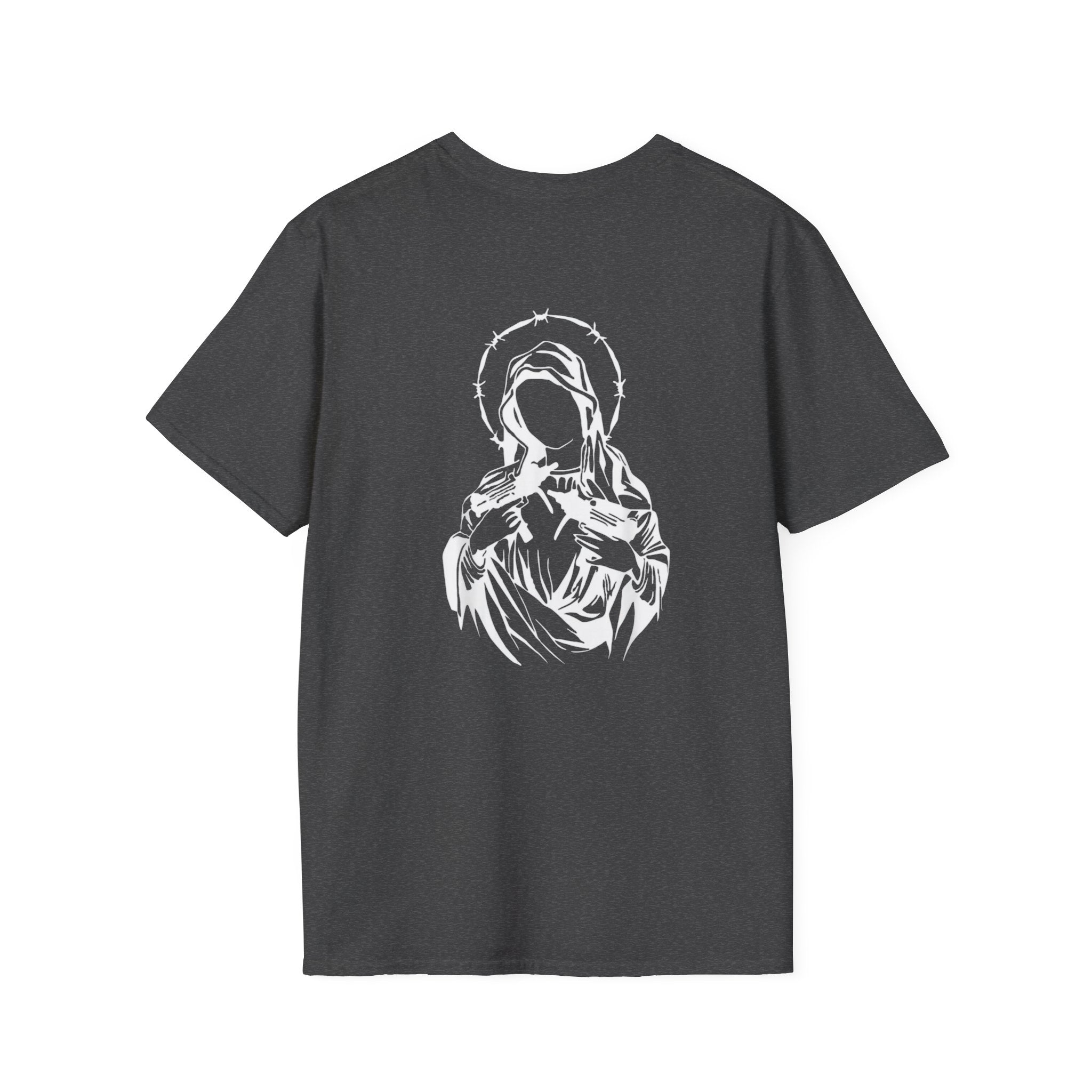 Sacred Mary Outline Minimalist Madonna T-Shirt