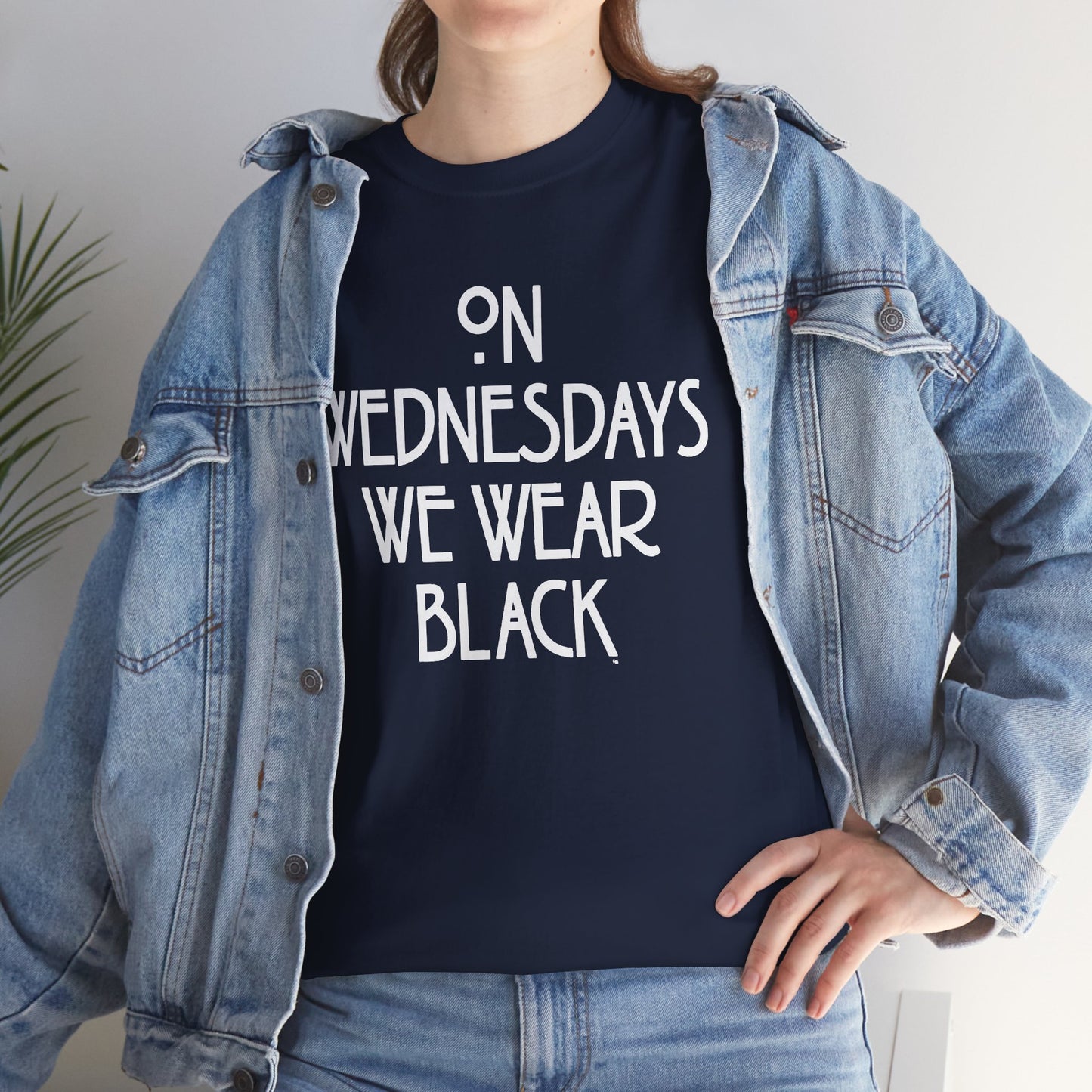 On Wednesdays We Wear Black T‑Shirt