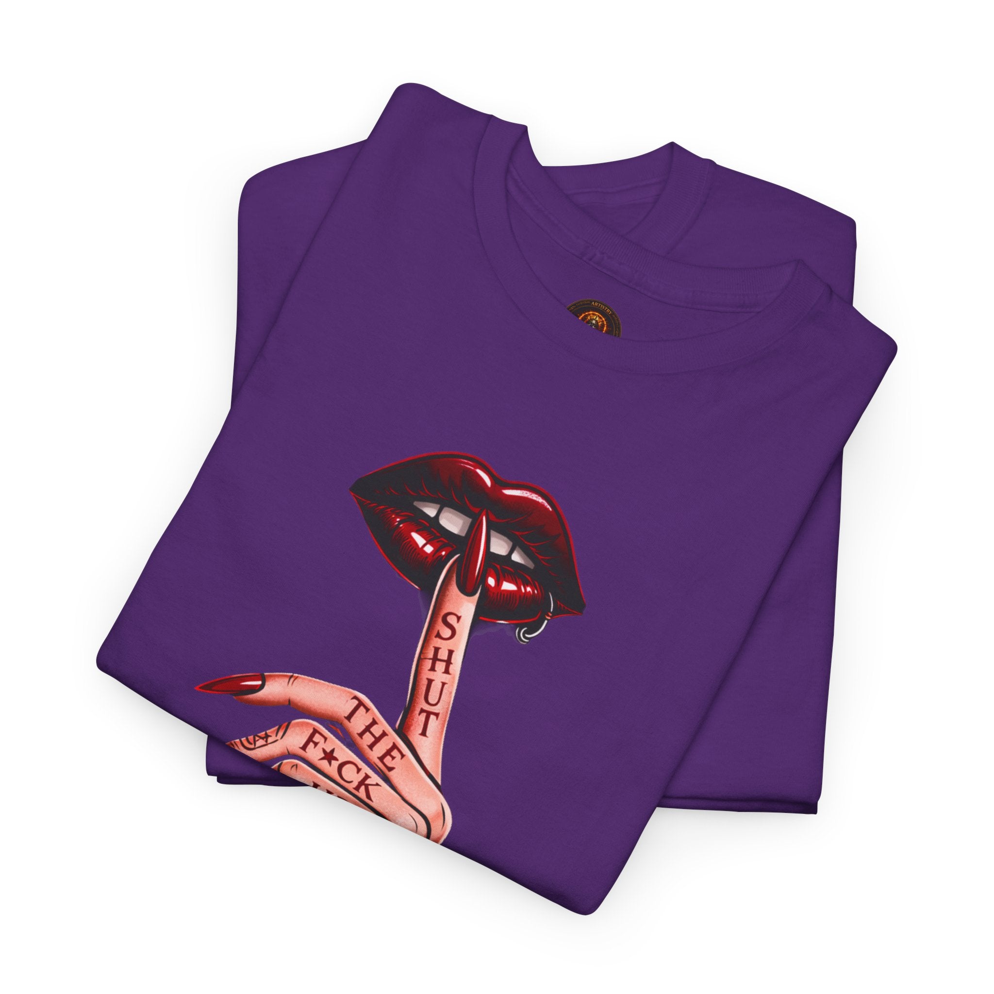 SILENCE. Unisex Statement Graphic Tee — Minimalist Dark Aesthetic