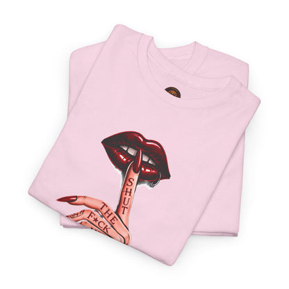 SILENCE. Statement Tee | Gothic Streetwear Shirt | Unisex Dark Aesthetic | Hexa Noir Graphic Tee
