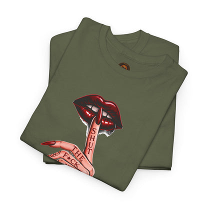 SILENCE. Statement Tee | Gothic Streetwear Shirt | Unisex Dark Aesthetic | Hexa Noir Graphic Tee