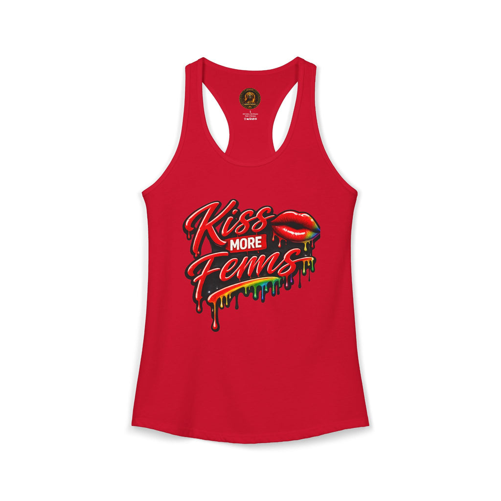 Kiss More Fems Pride Racerback Tank| Hexa Noir Pride '26 Collection