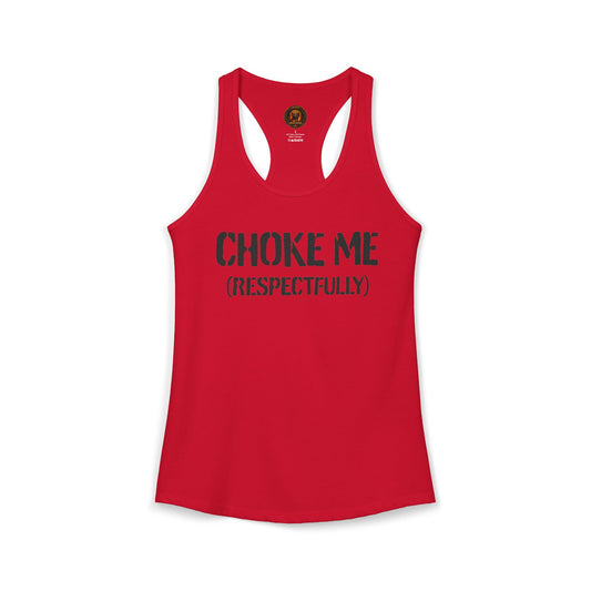 Choke Me Tank-Black