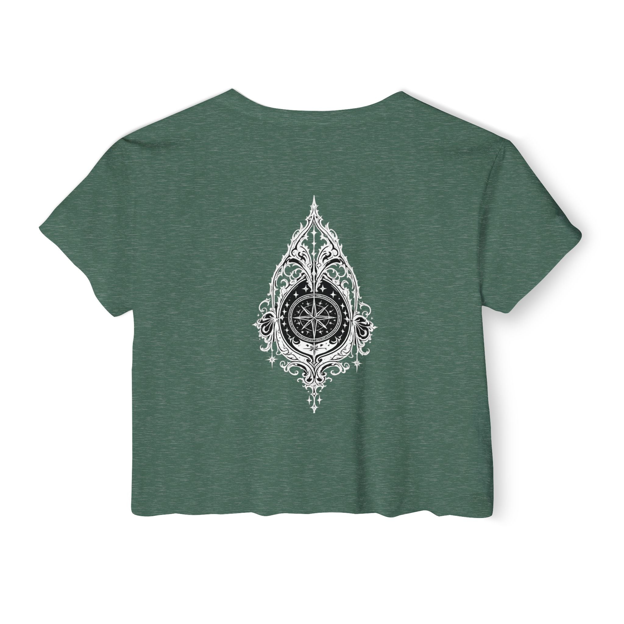 Corporate Dropout Crop Top — Gothic Festival Tee