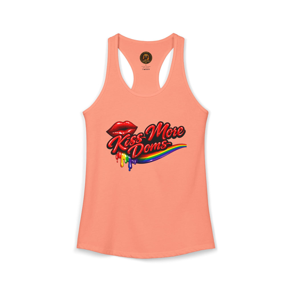 Kiss More Doms Pride Razorback Tank | Hexa Noir Pride '26