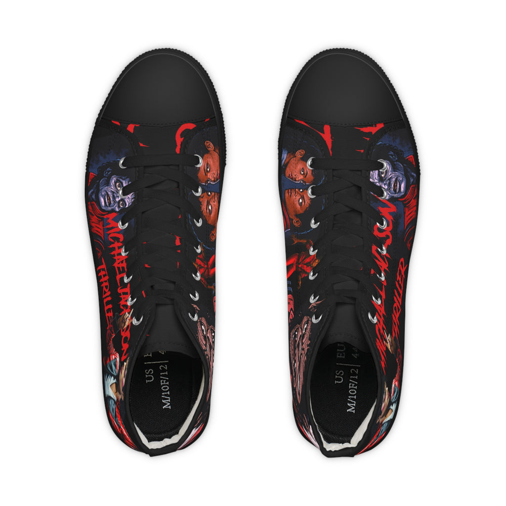 Thriller Inspired High Top Sneakers