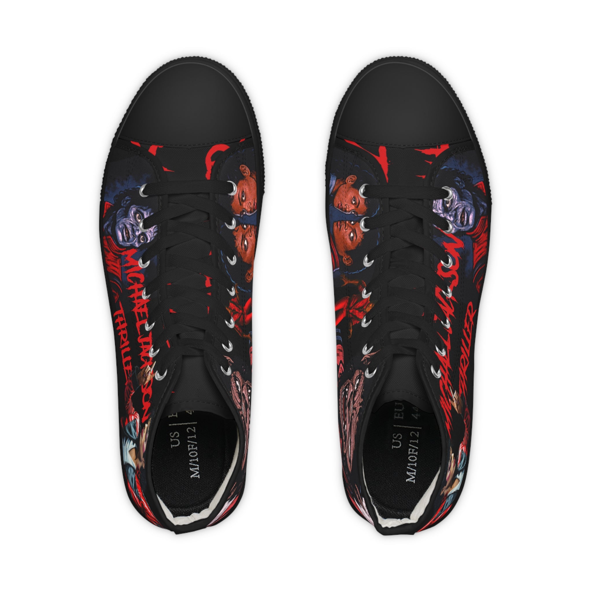 Thriller Inspired High Top Sneakers