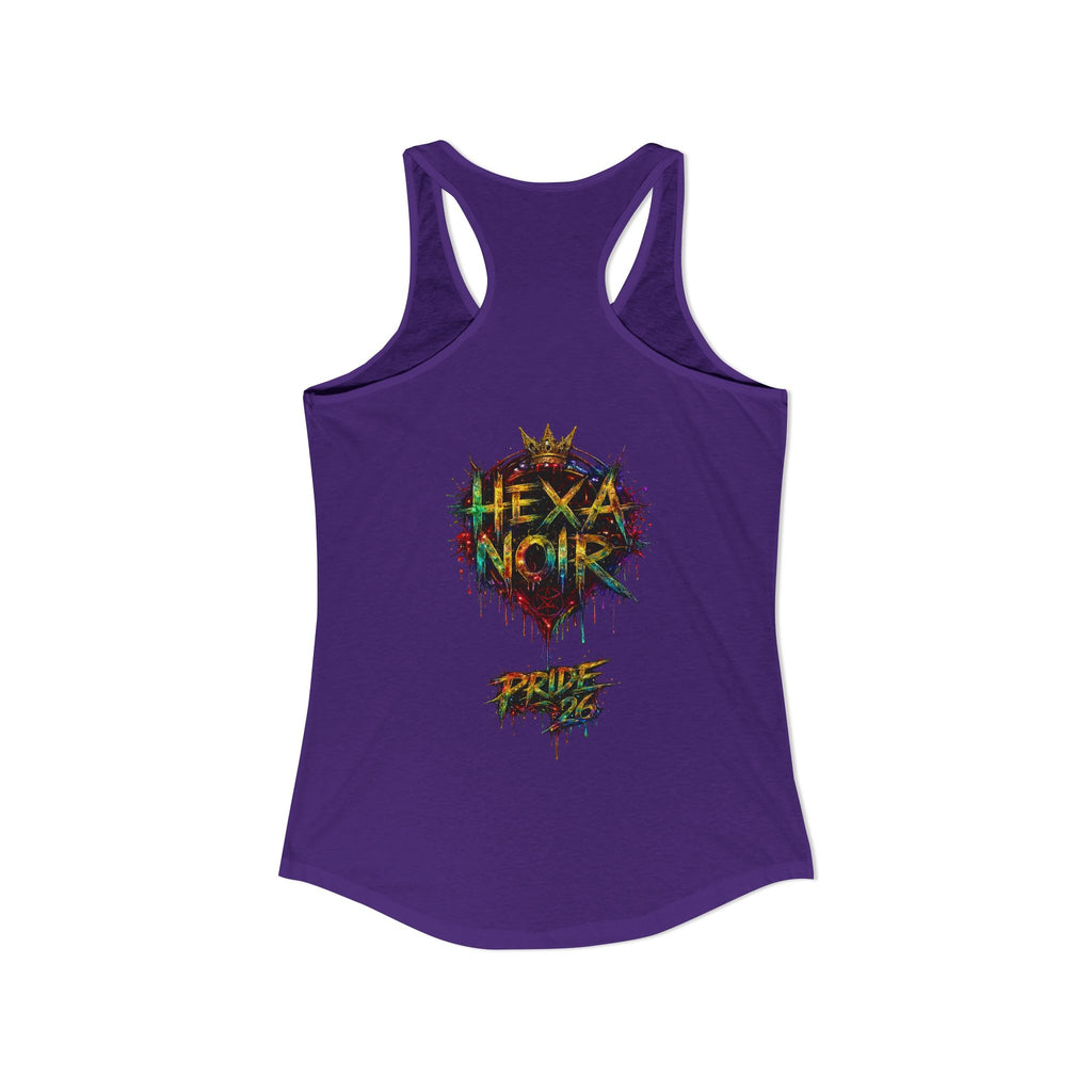 Kiss More Studs Racerback Tank  | Hexa Noir Pride '26