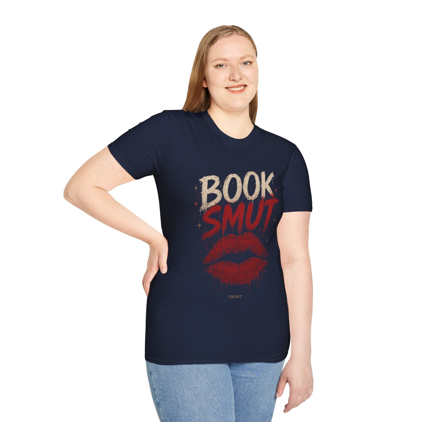 Book Smug  Lettering Tee  – Dark Romance Reader Aesthetic