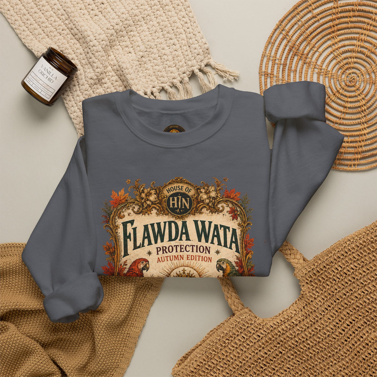 Hexa Noir Flawda Wata Fall Herbal Apothecary  Design