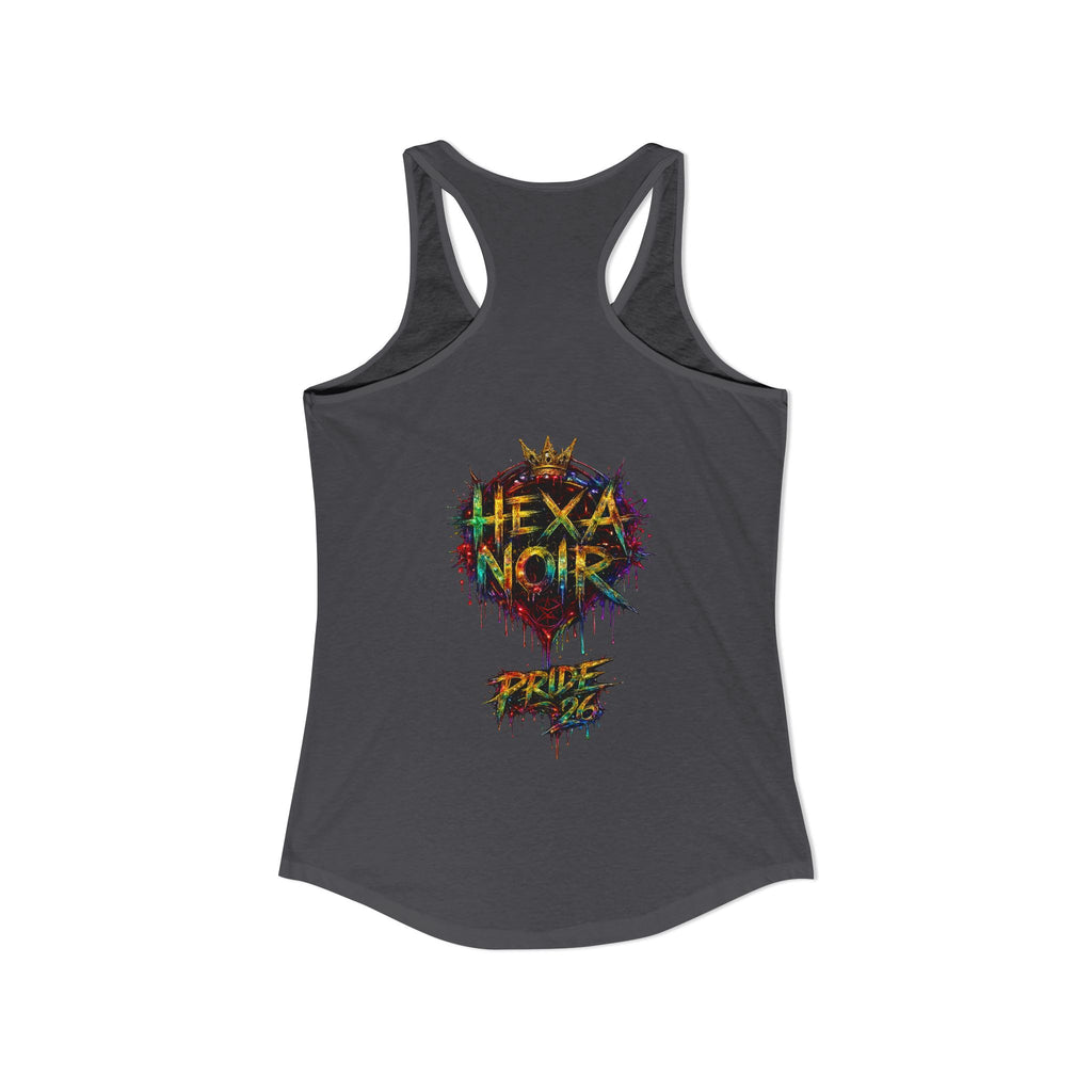 Kiss More Girls Pride Racerback Tank | Hexa Noir Pride '26 Collection
