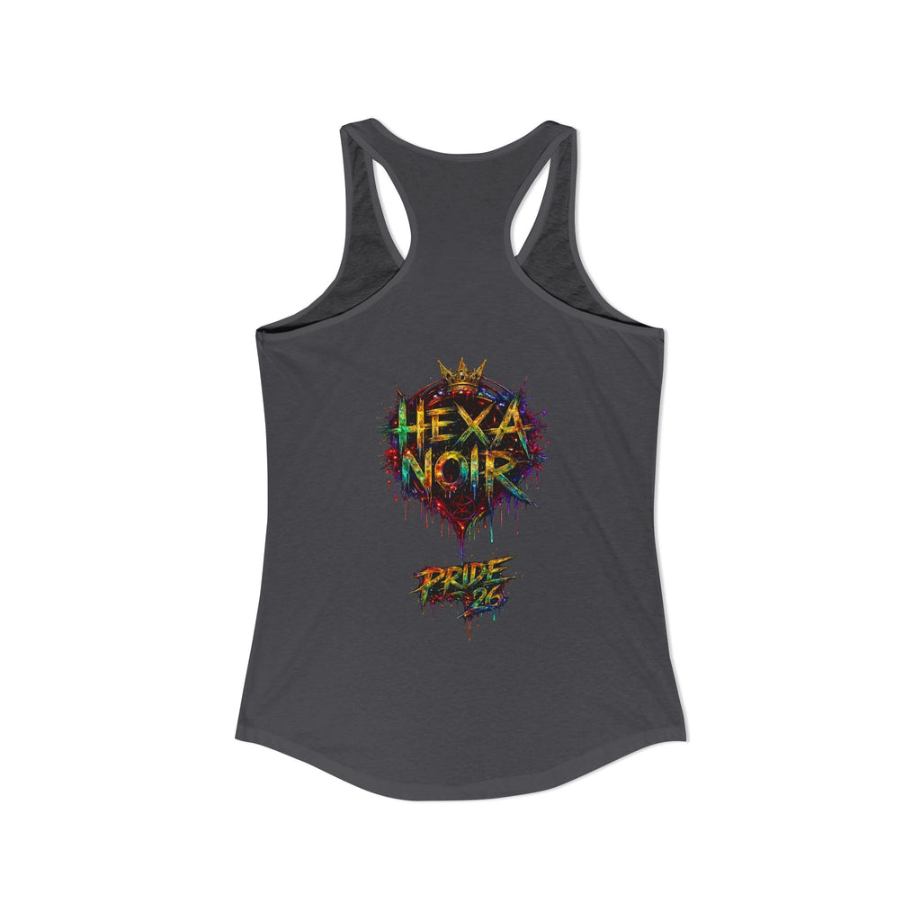 Kiss More Studs Racerback Tank  | Hexa Noir Pride '26