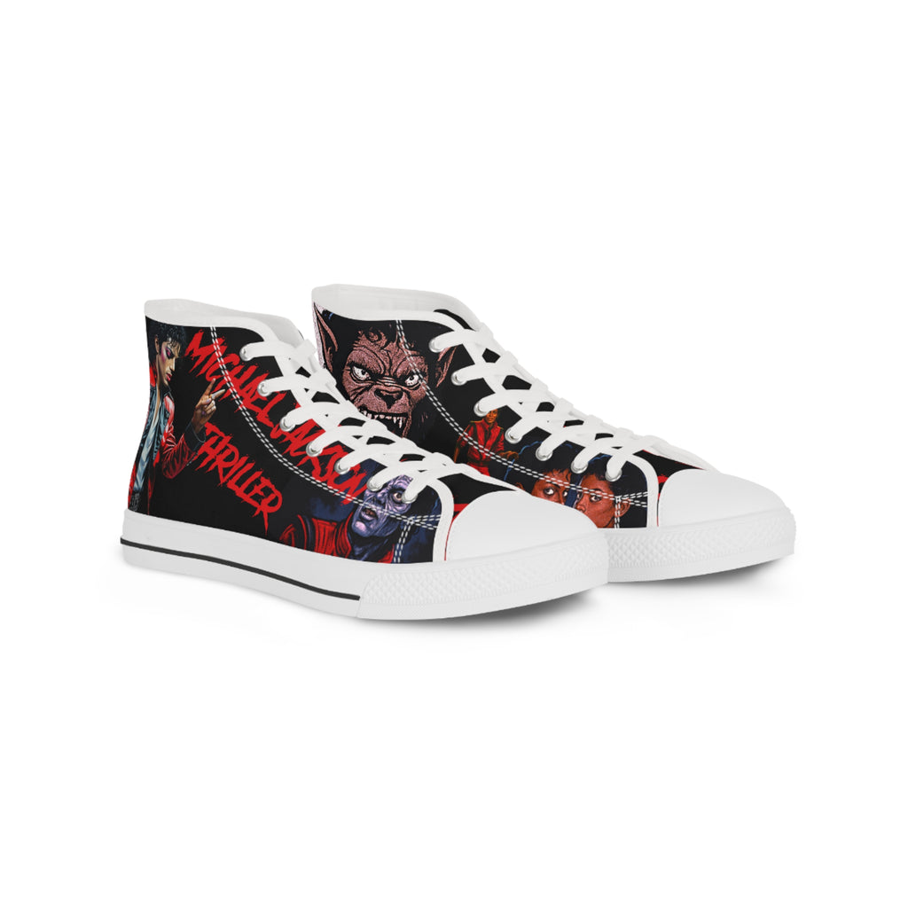 Thriller Inspired High Top Sneakers