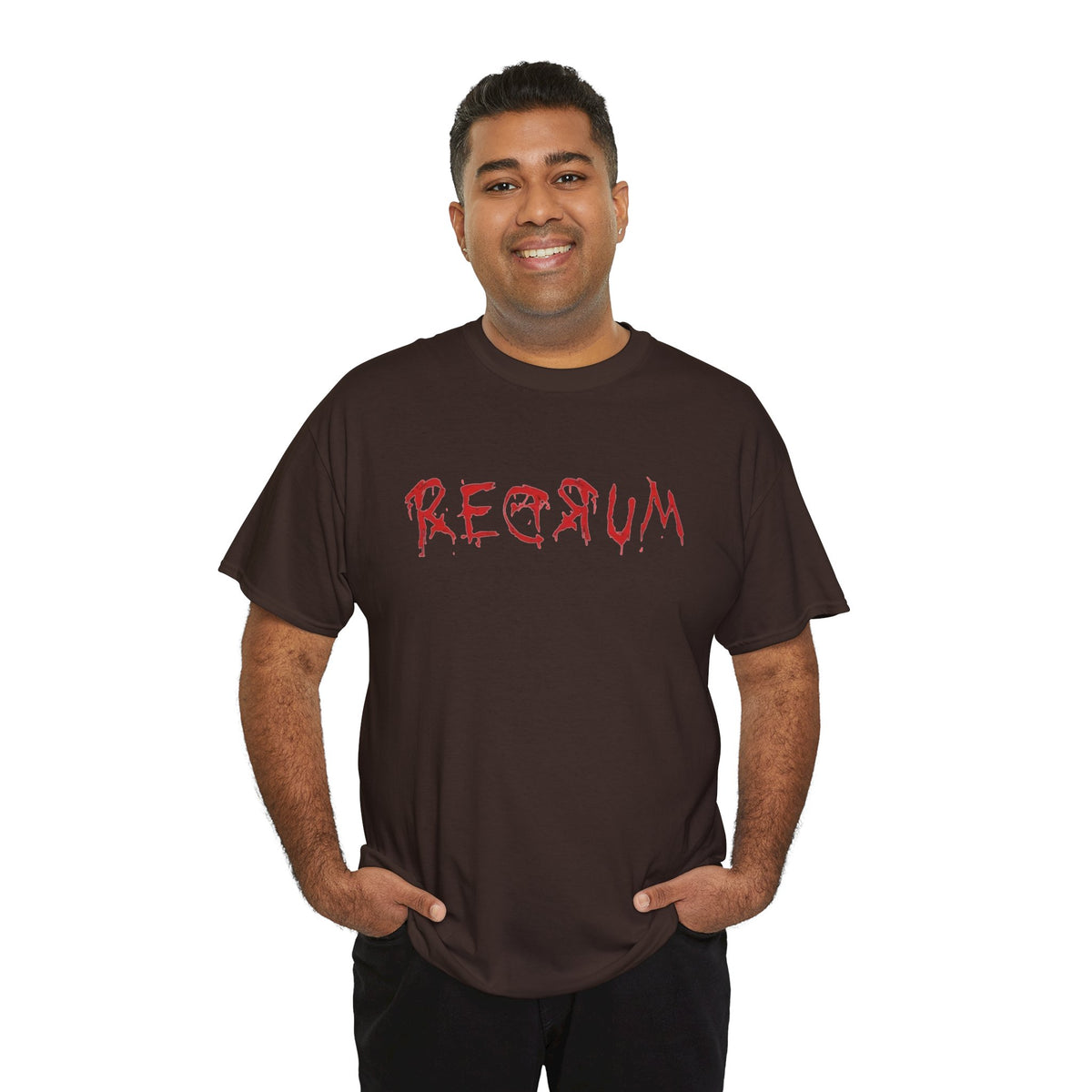 REDRUM' Design, Spooky T-Shirt, Halloween Apparel, Horror Movie Fan Gift, Unique Graphic Tee