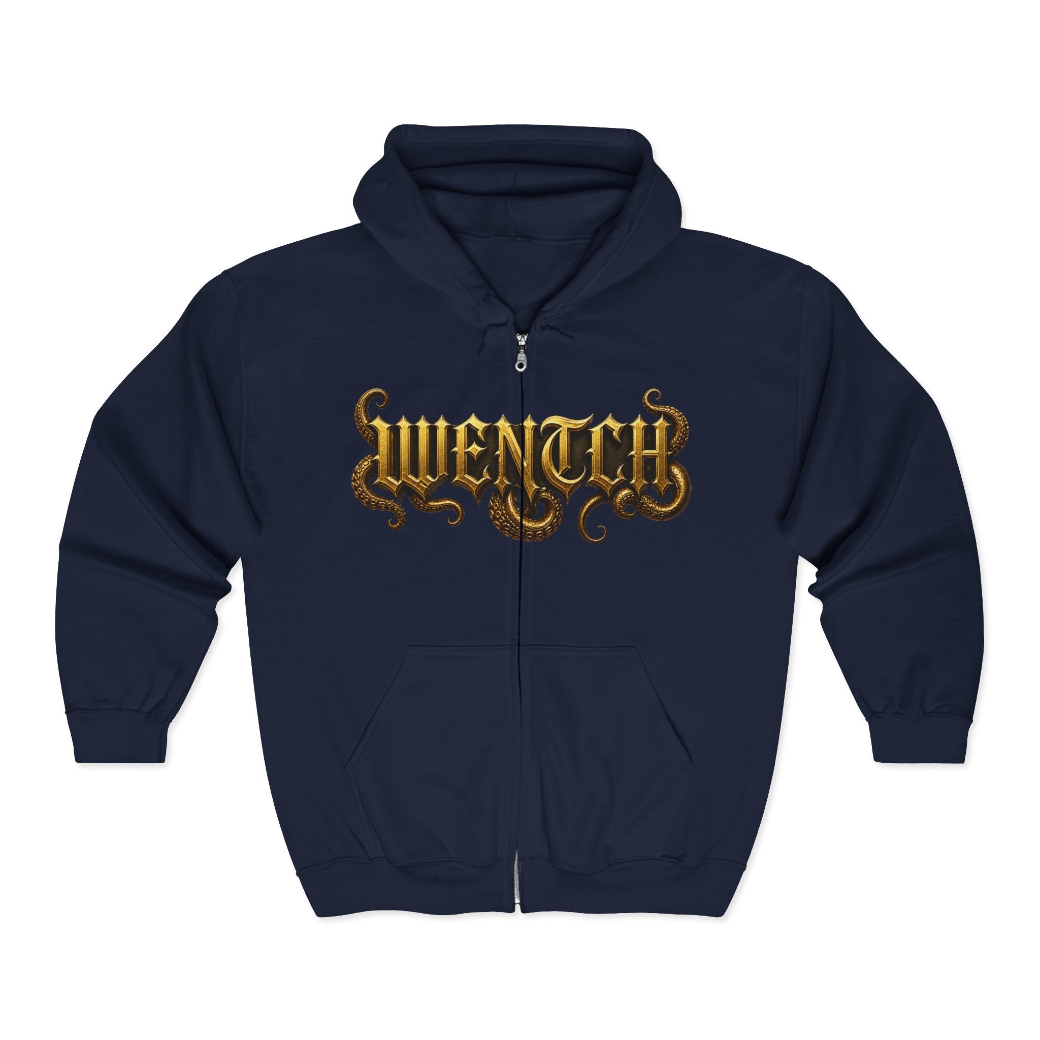 Wentch Gothic Gold Script with Hexa Noir Logo