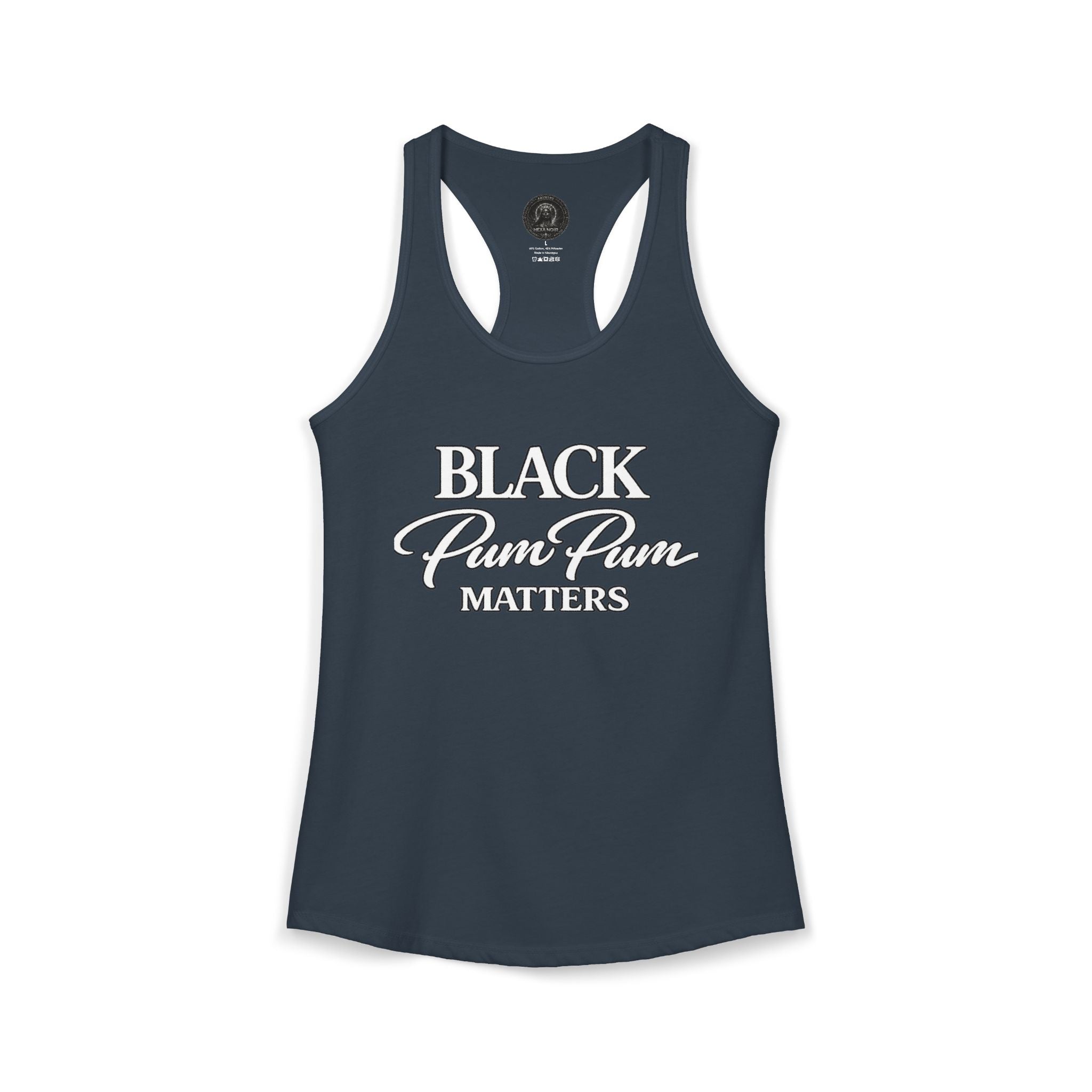 House of H/N Tank  BLACK PUM PUM MATTERS