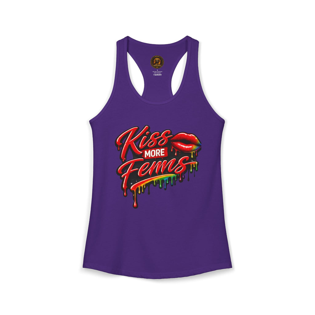 Kiss More Fems Pride Racerback Tank| Hexa Noir Pride '26 Collection